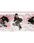 Attack on Titan - Anime Mouse Pad and Desk Pad - Levi: Cherry Blossom Strike - AniChan