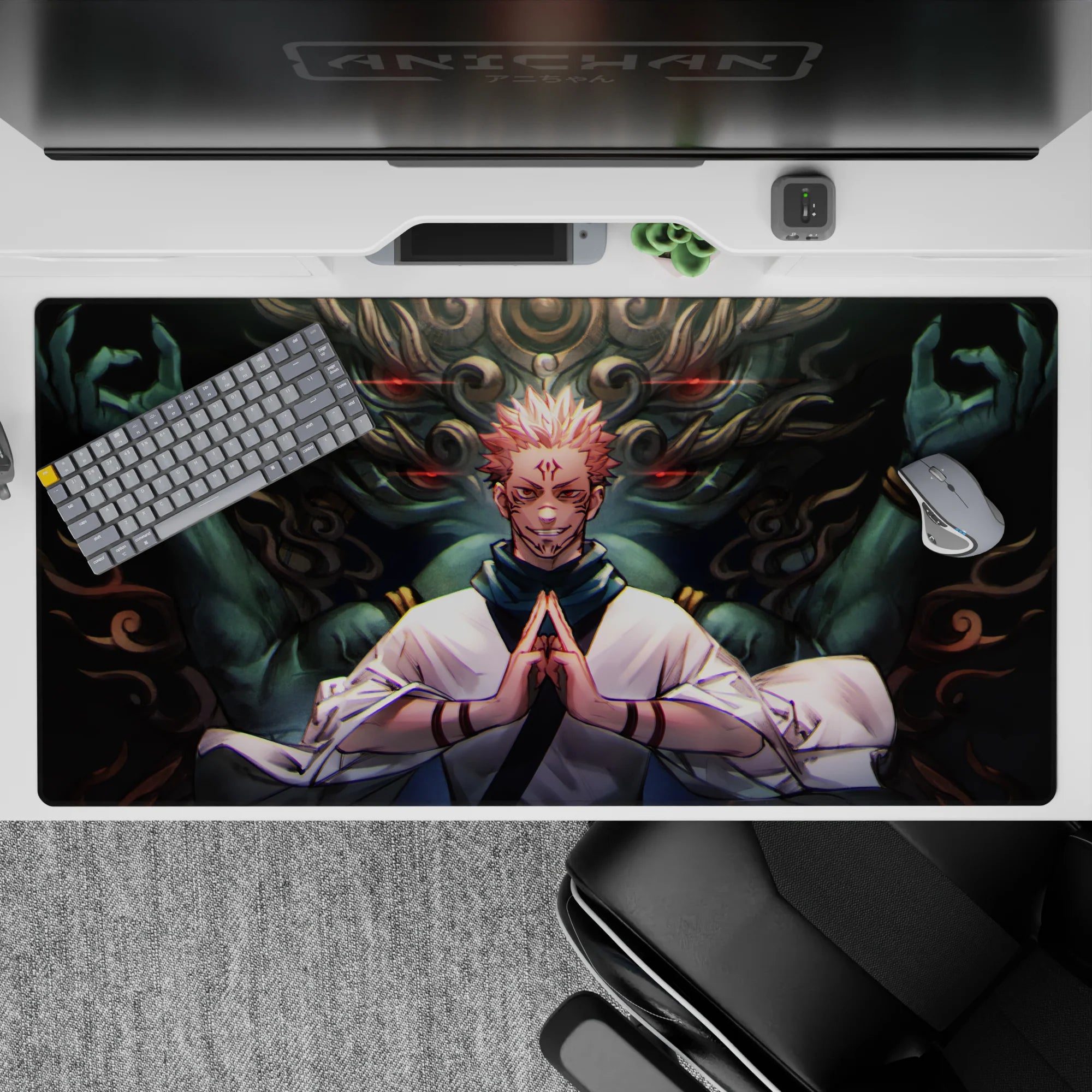 Jujutsu Kaisen Deskmat | Mousepad | Deskpad - Cursed King’s Dominion - AniChan