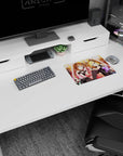 The Idolmaster Cinderella Girls mouse pad 14x10 inches featuring Anastasia, Uzuki, Mika & Rika on stage.