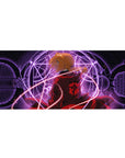 Fullmetal Alchemist anime desk pad, Edward Elric with glowing alchemy circle, 36x16 inches.