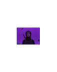 Classic anime mouse pad 14x10 inches with Itachi silhouette, floating debris, and smoky shadow effects.
