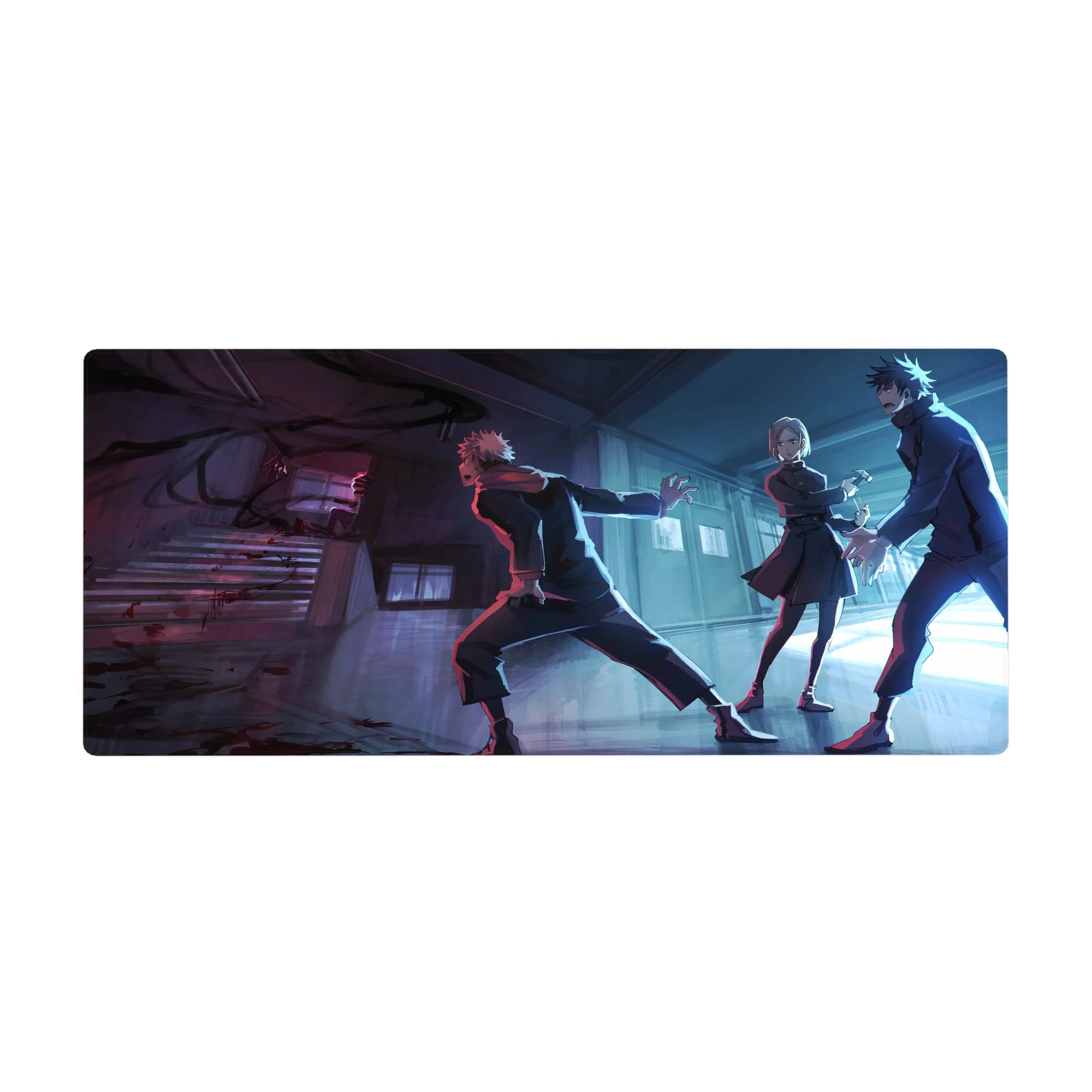 Jujutsu Kaisen Deskmat | Mousepad | Deskpad - Cursed Shadows Encounter - AniChan