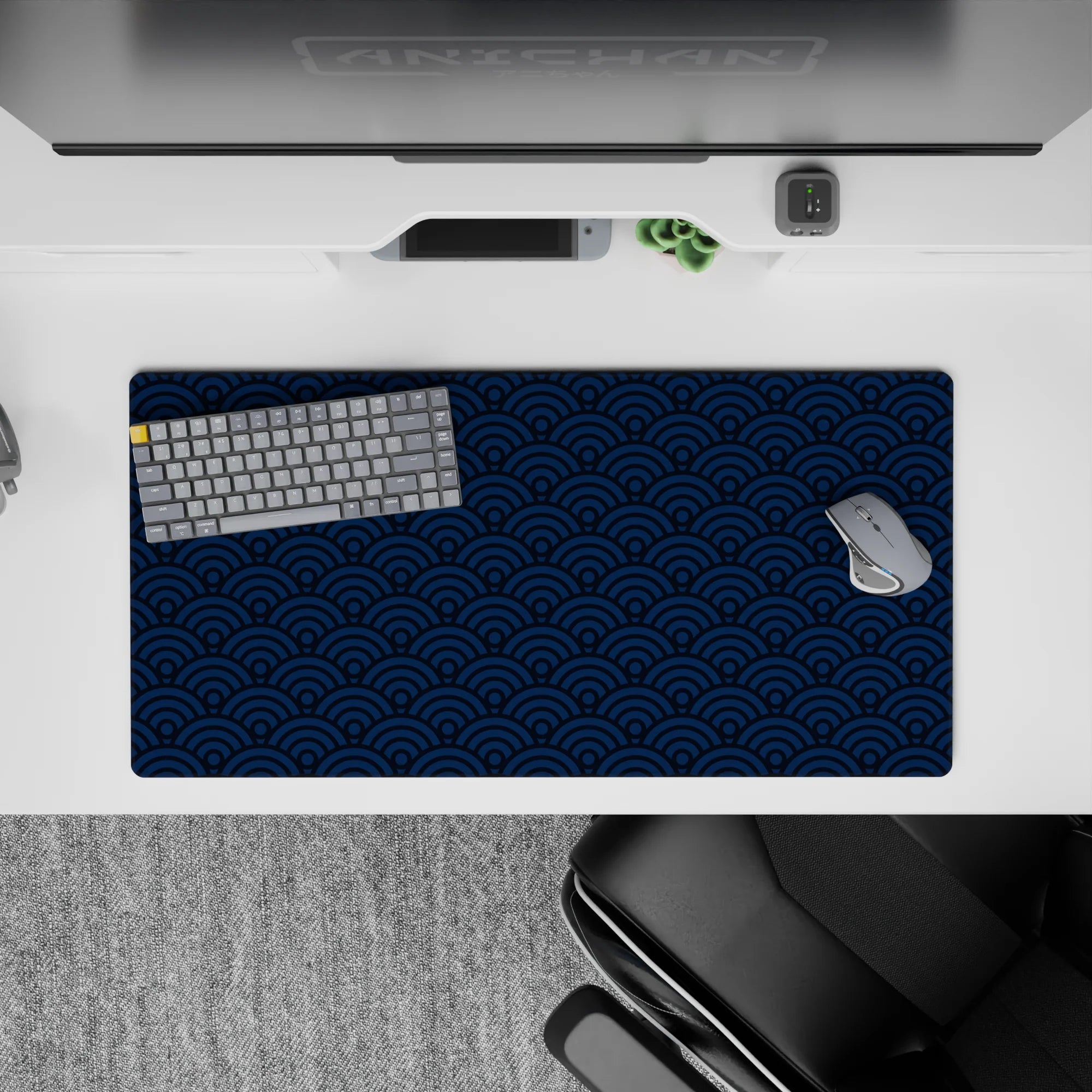 Abstract Pattern Deskmat | Mousepad | Deskpad - Oceanic Flow