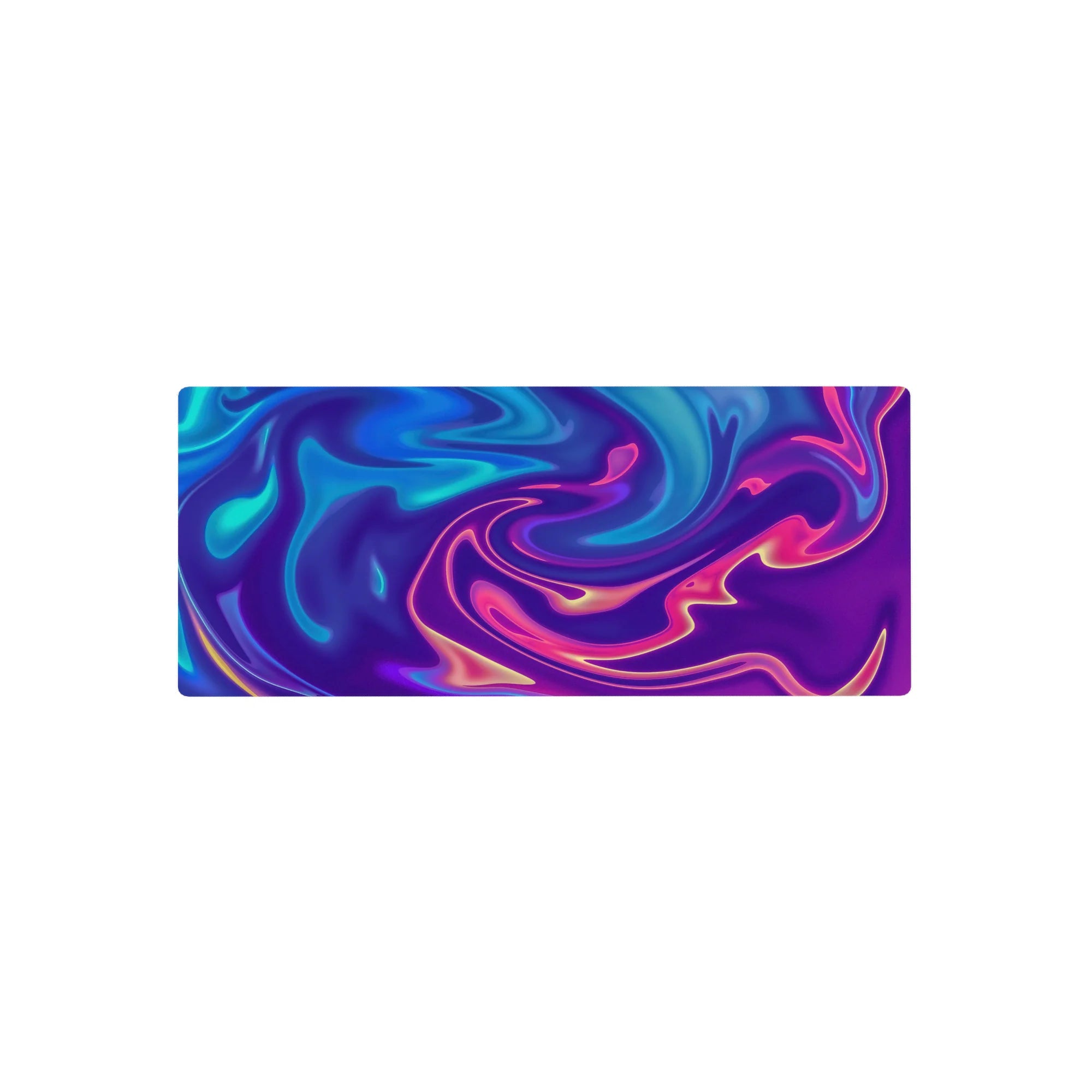 Liquid Abstract Deskmat | Mousepad | Deskpad - Neon Flow Dream - AniChan