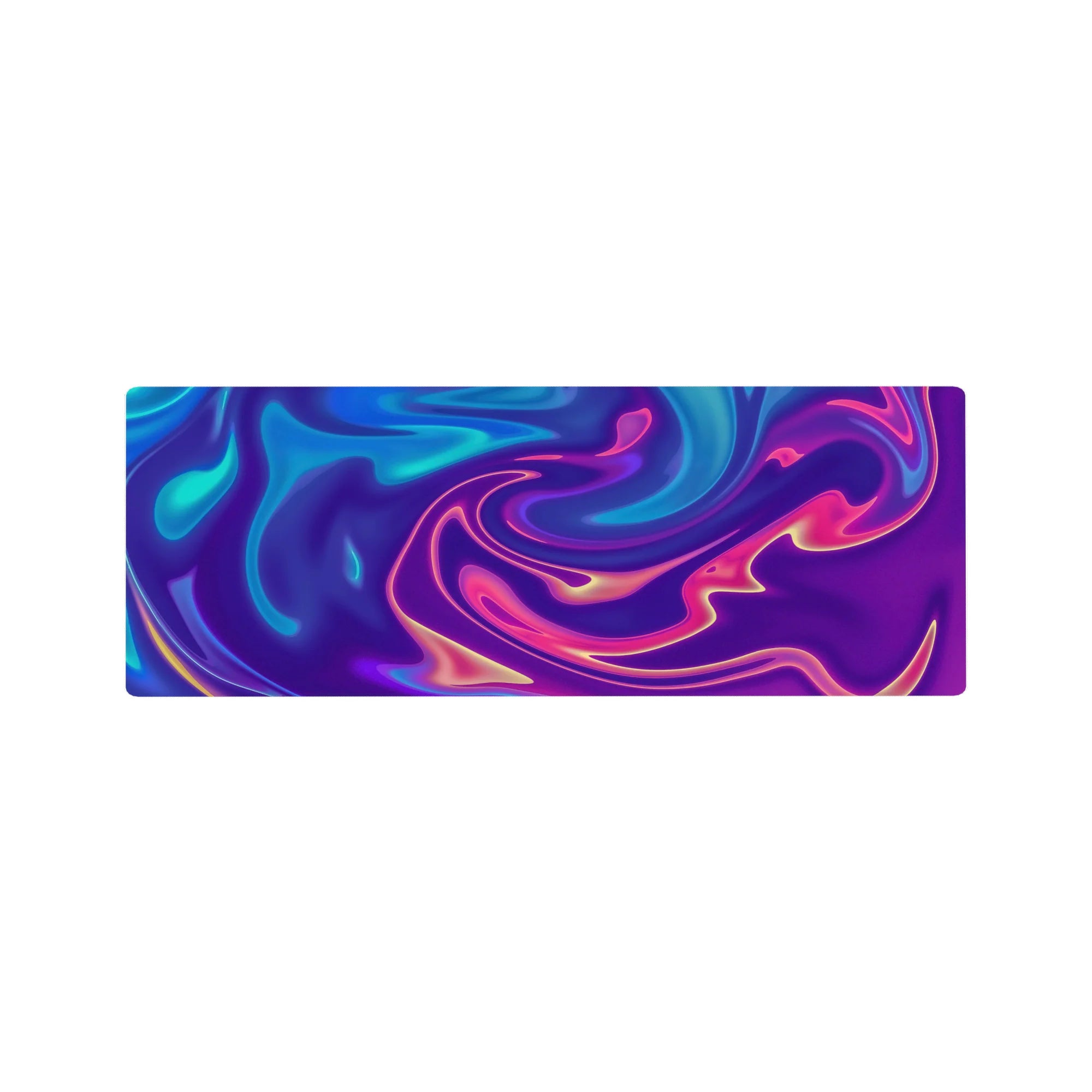 Liquid Abstract Deskmat | Mousepad | Deskpad - Neon Flow Dream - AniChan