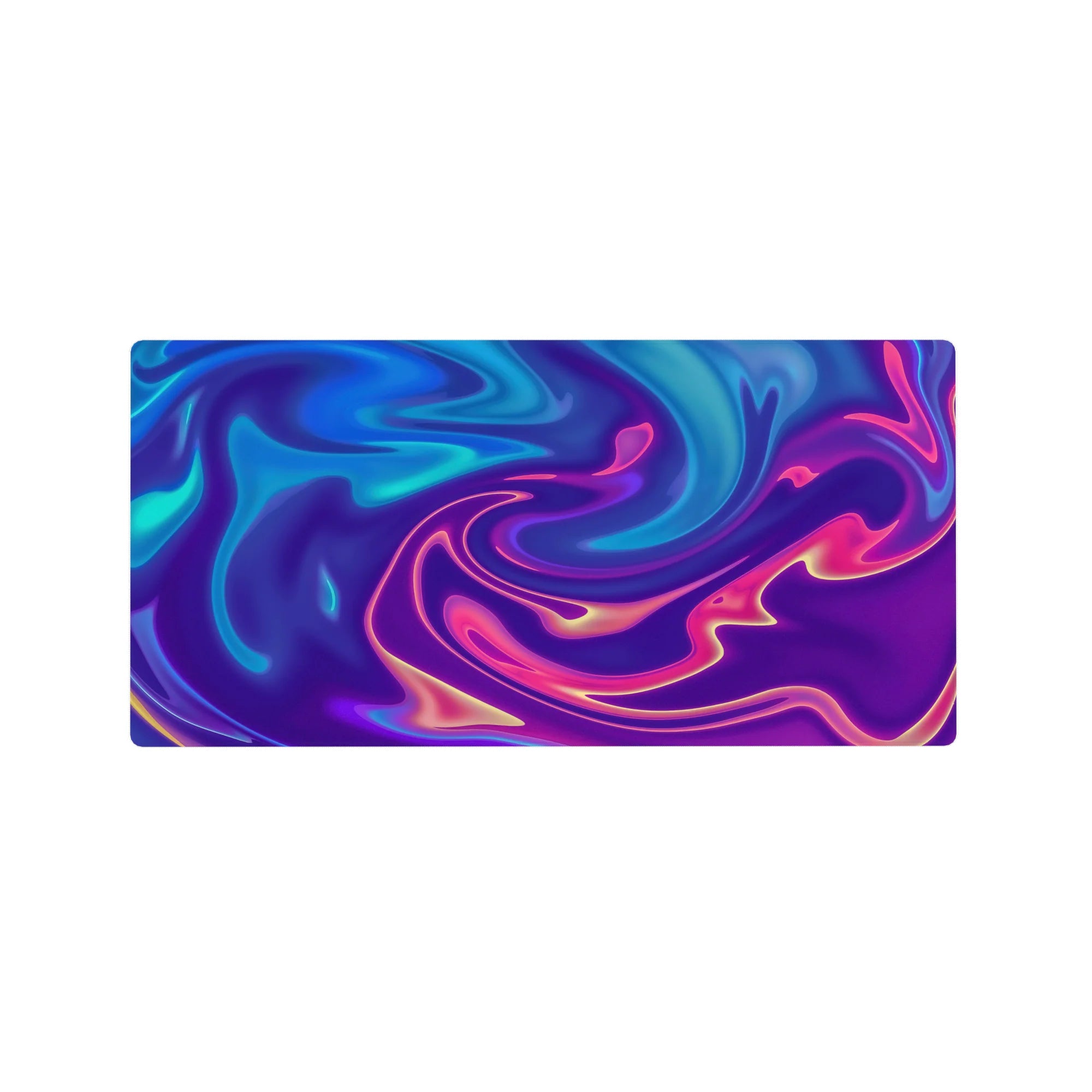 Liquid Abstract Deskmat | Mousepad | Deskpad - Neon Flow Dream - AniChan