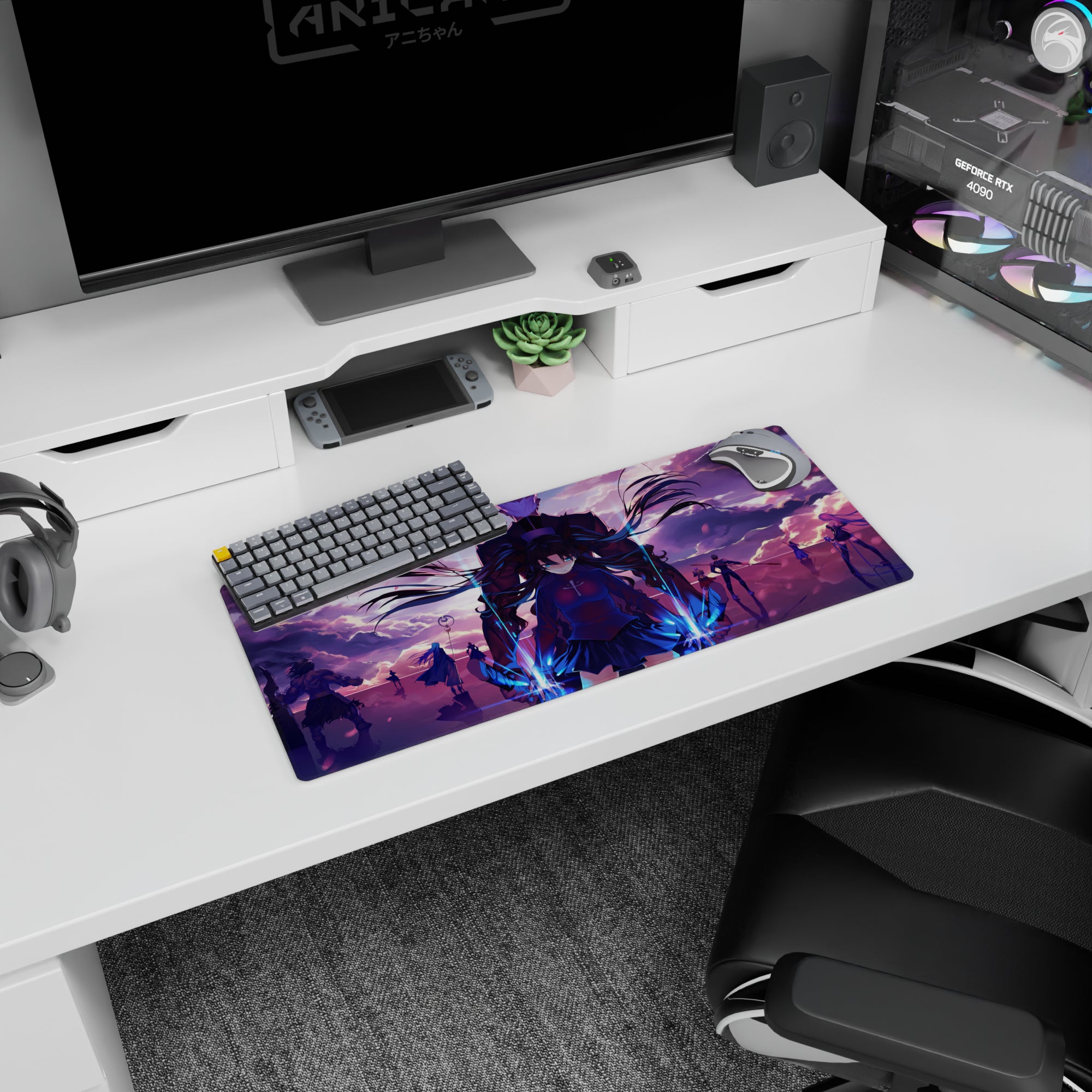 Fate Stay Night Deskmat | Mousepad | Deskpad - Fate&#39;s Final Battle