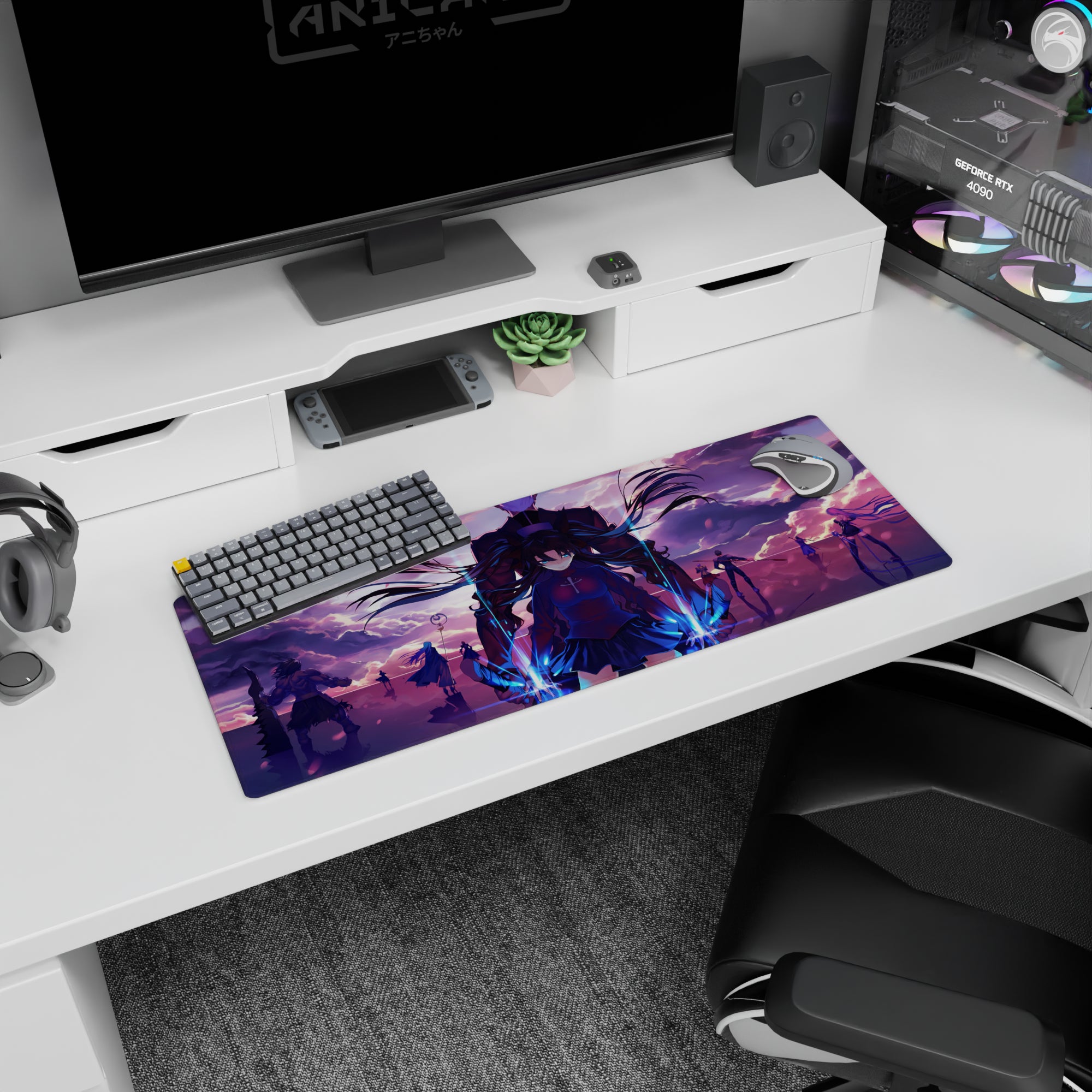 Fate Stay Night Deskmat | Mousepad | Deskpad - Fate&#39;s Final Battle