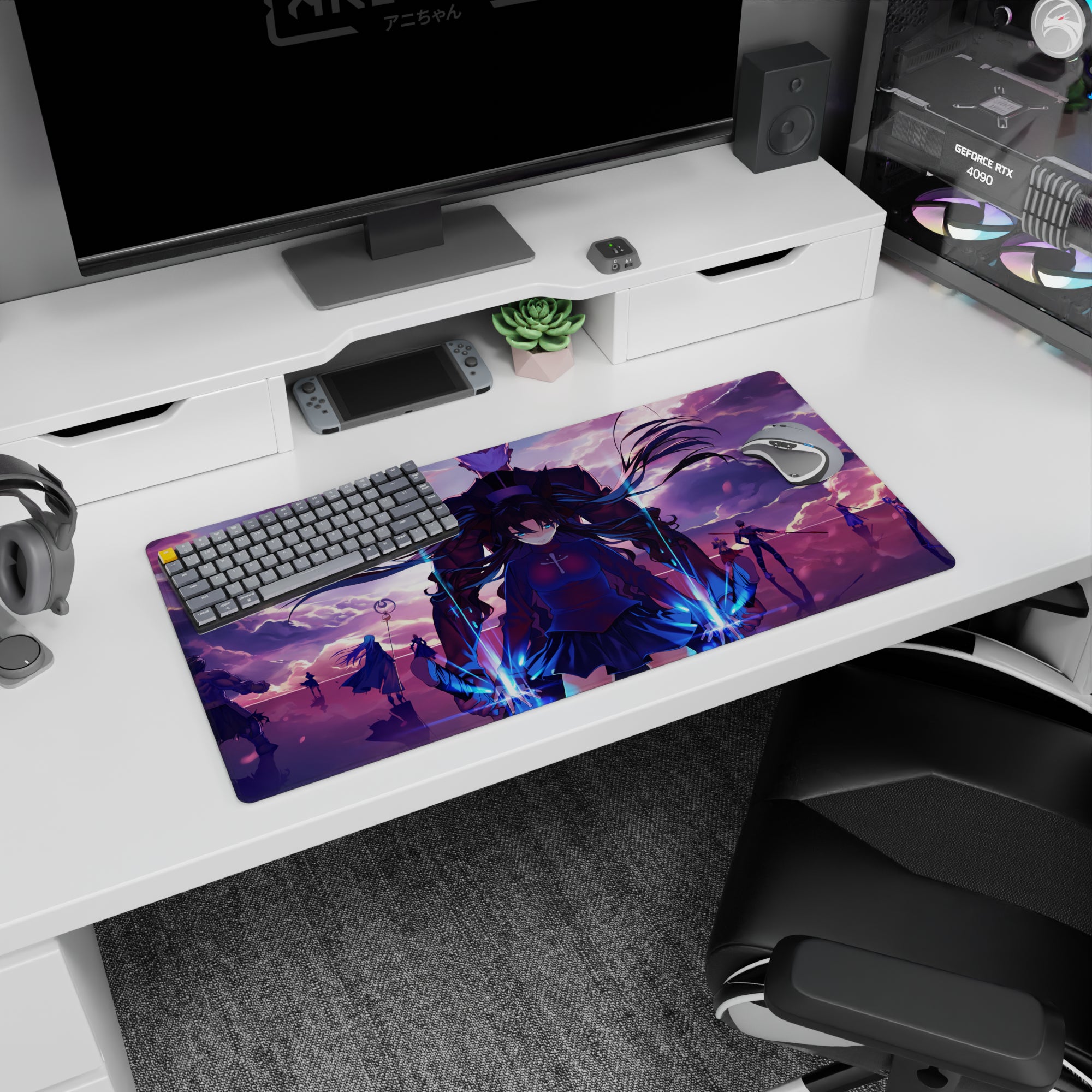 Fate Stay Night Deskmat | Mousepad | Deskpad - Fate&#39;s Final Battle