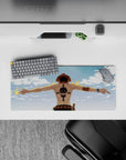 One Piece Deskmat | Mousepad | Deskpad - Ace's Fiery Spirit - AniChan