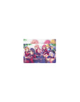 Classic anime girl mouse pad 14x10 inches with school club scene, blazers, leaves, and pastel background.