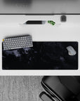 Liquid Abstract Deskmat | Mousepad | Deskpad - Smoky Abyss