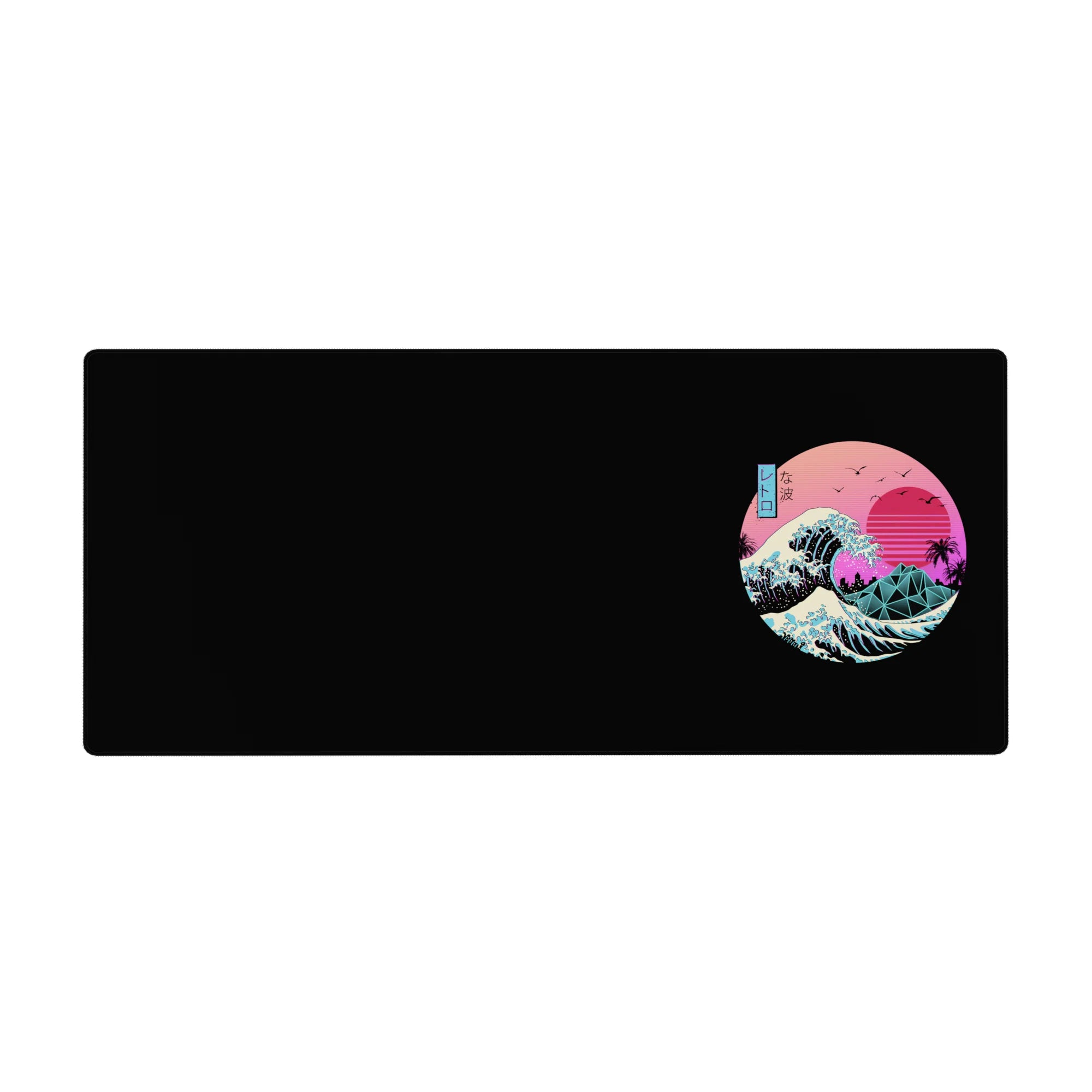 Retrowave-Vaporwave Deskmat | Mousepad | Deskpad - Retro Wave Odyssey - AniChan