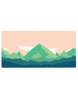 Vector Landscapes Deskmat | Mousepad | Deskpad - Mountain Calm