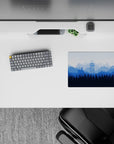 Vector Landscapes Deskmat | Mousepad | Deskpad - Misty Peaks