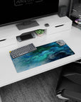 Abstract Deskmat | Mousepad | Deskpad - Ocean Swirl Bliss - AniChan