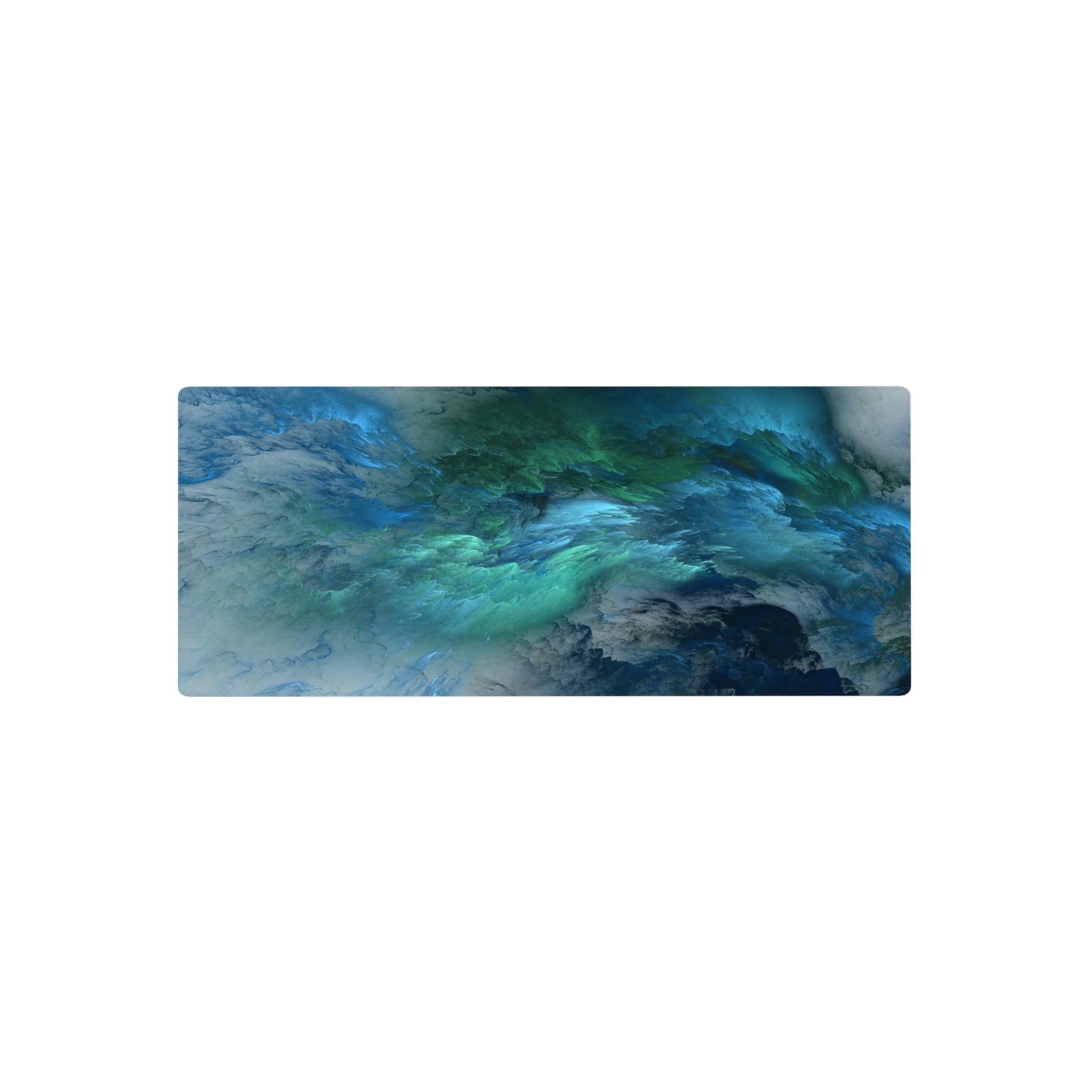 Abstract Deskmat | Mousepad | Deskpad - Ocean Swirl Bliss - AniChan