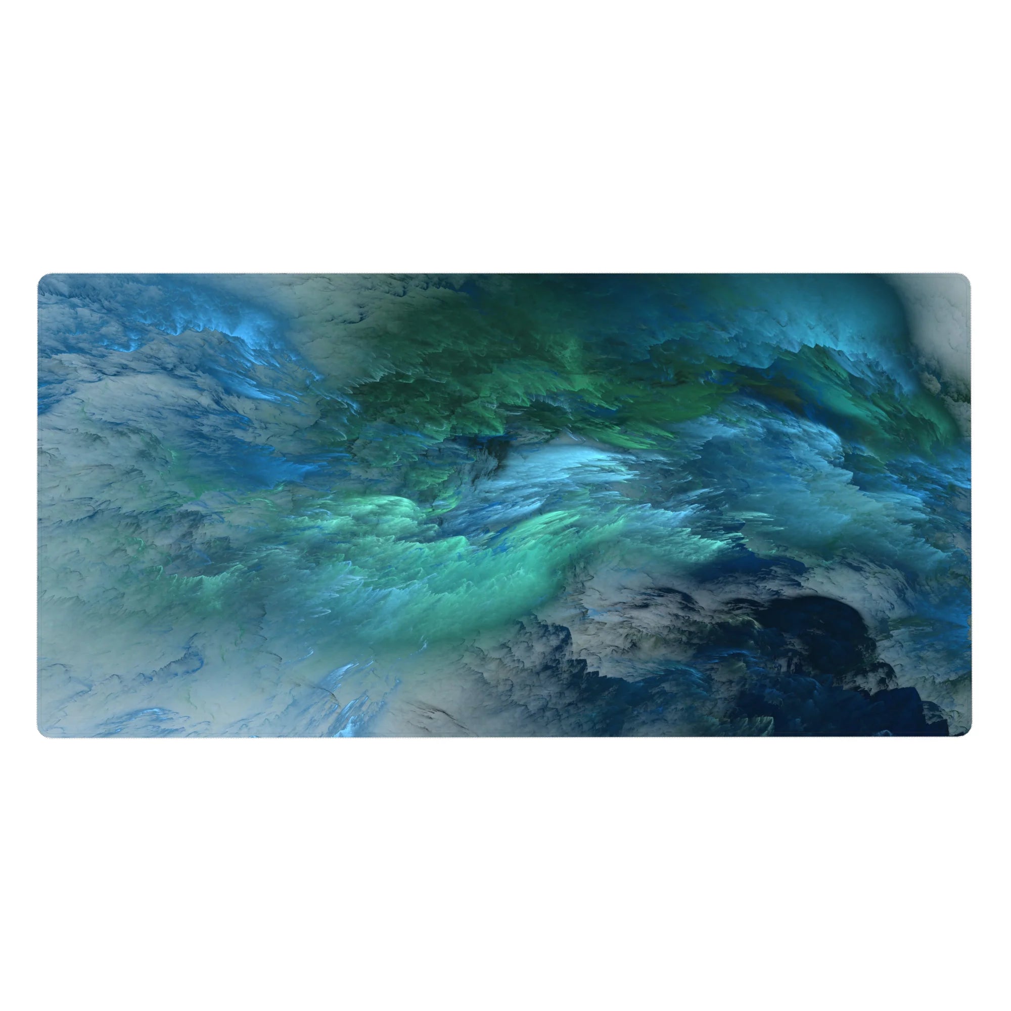 Abstract Deskmat | Mousepad | Deskpad - Ocean Swirl Bliss - AniChan