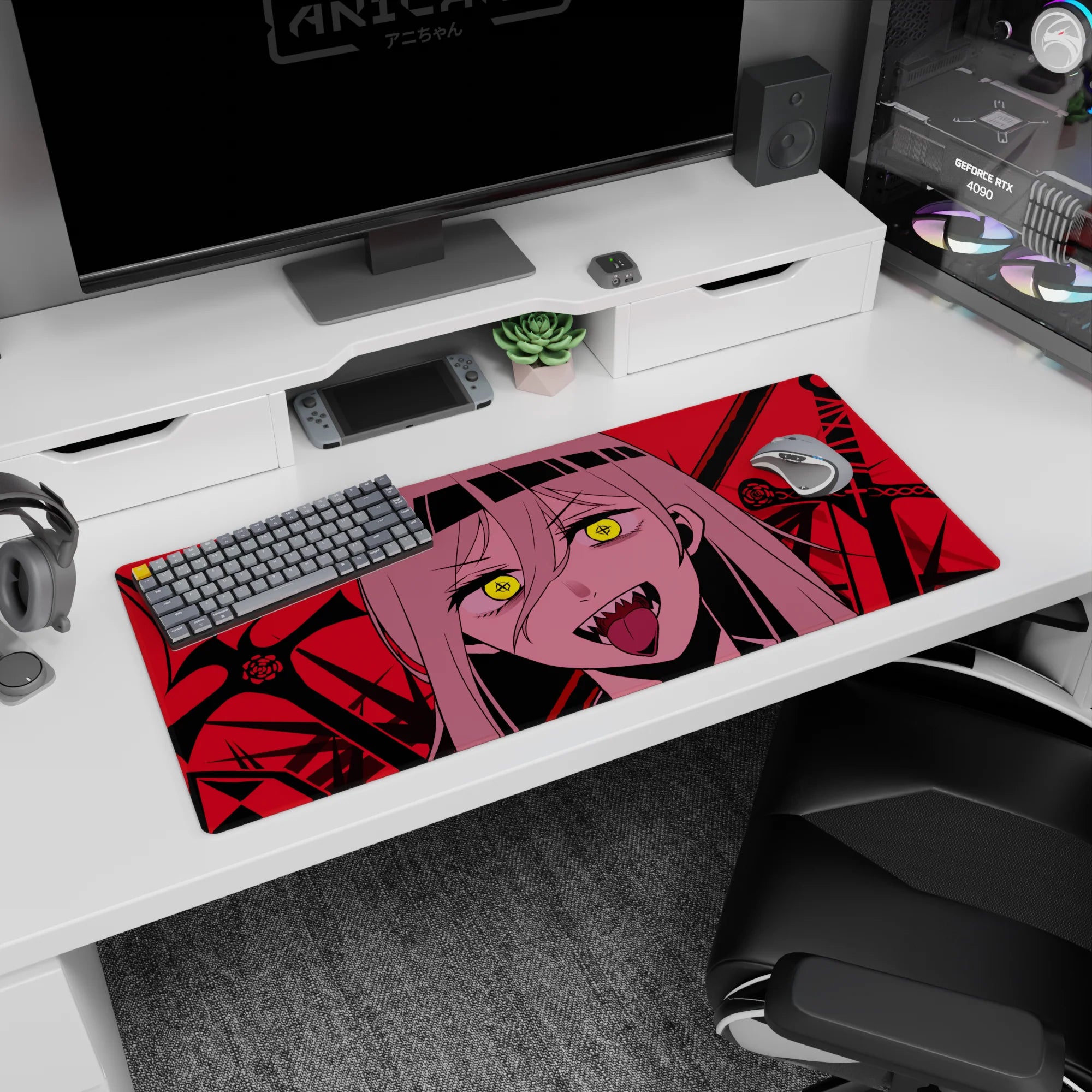 Chainsaw Man - Anime Mouse Pad and Desk Pad - Control Unleashed - AniChan