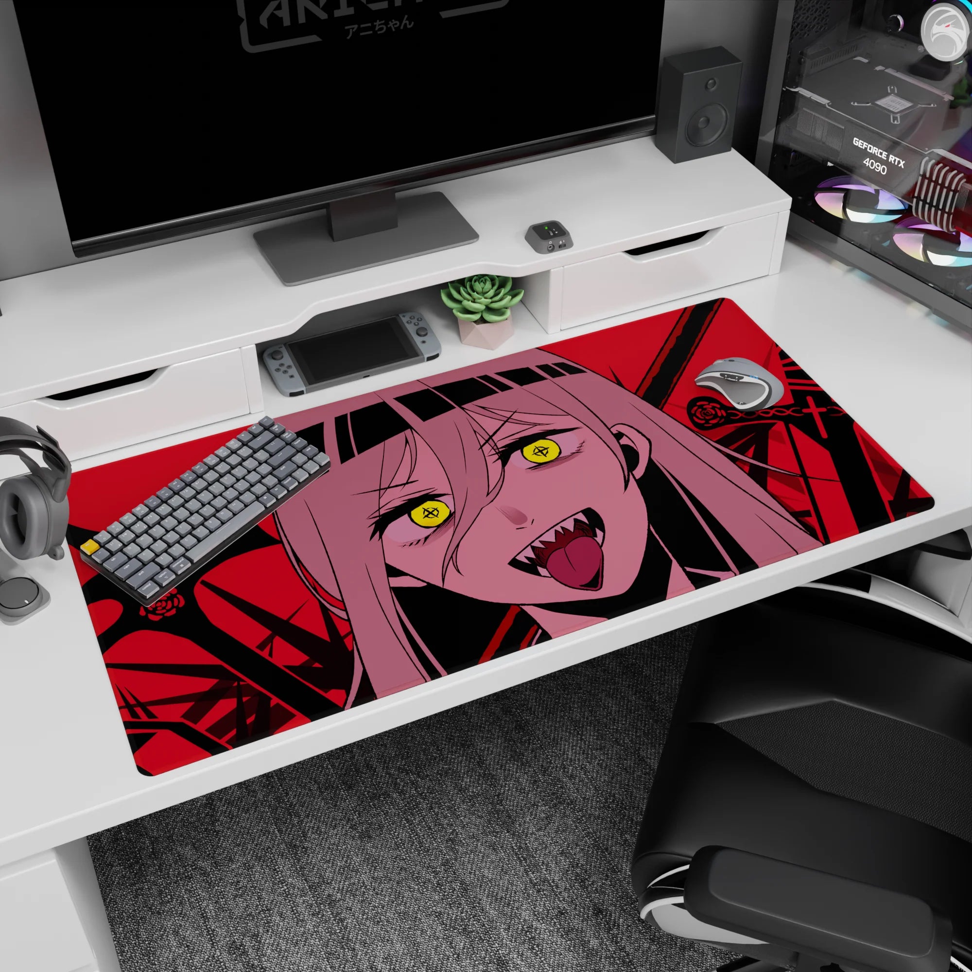 Chainsaw Man - Anime Mouse Pad and Desk Pad - Control Unleashed - AniChan