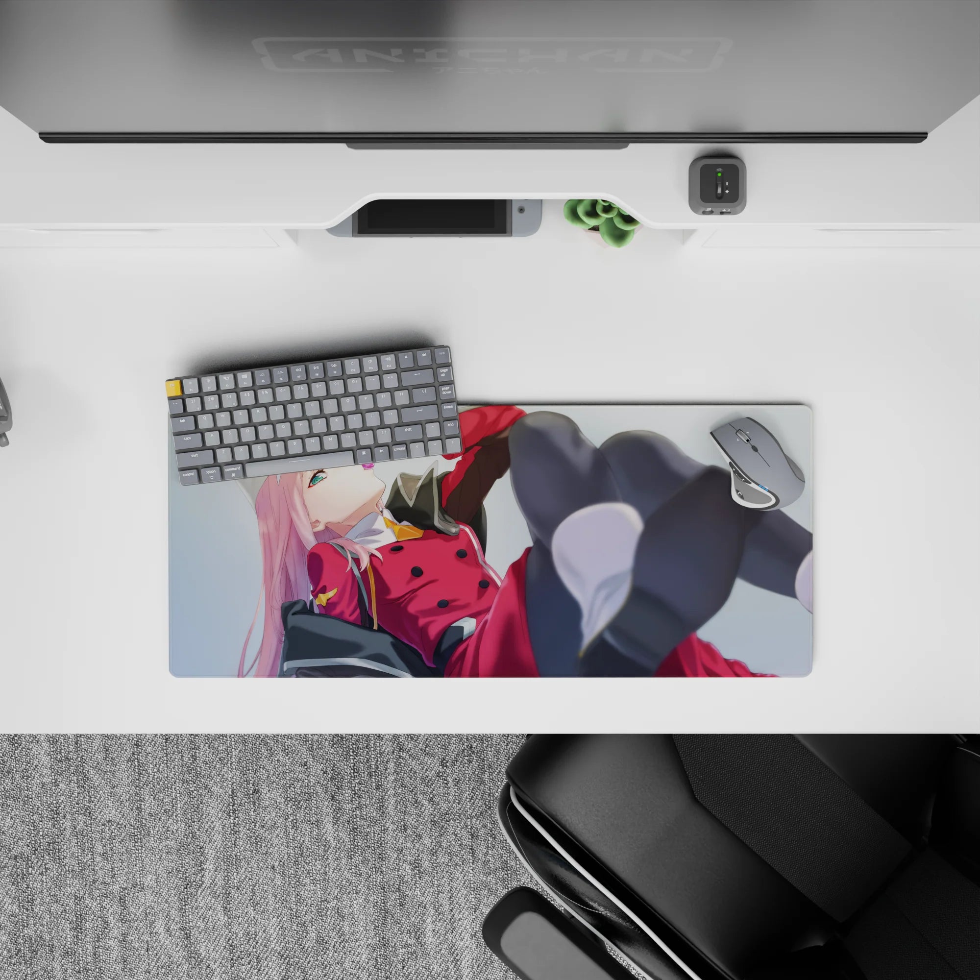 Darling In The Franxx - Anime Mouse Pad and Desk Pad - Zero Two Temptation - AniChan