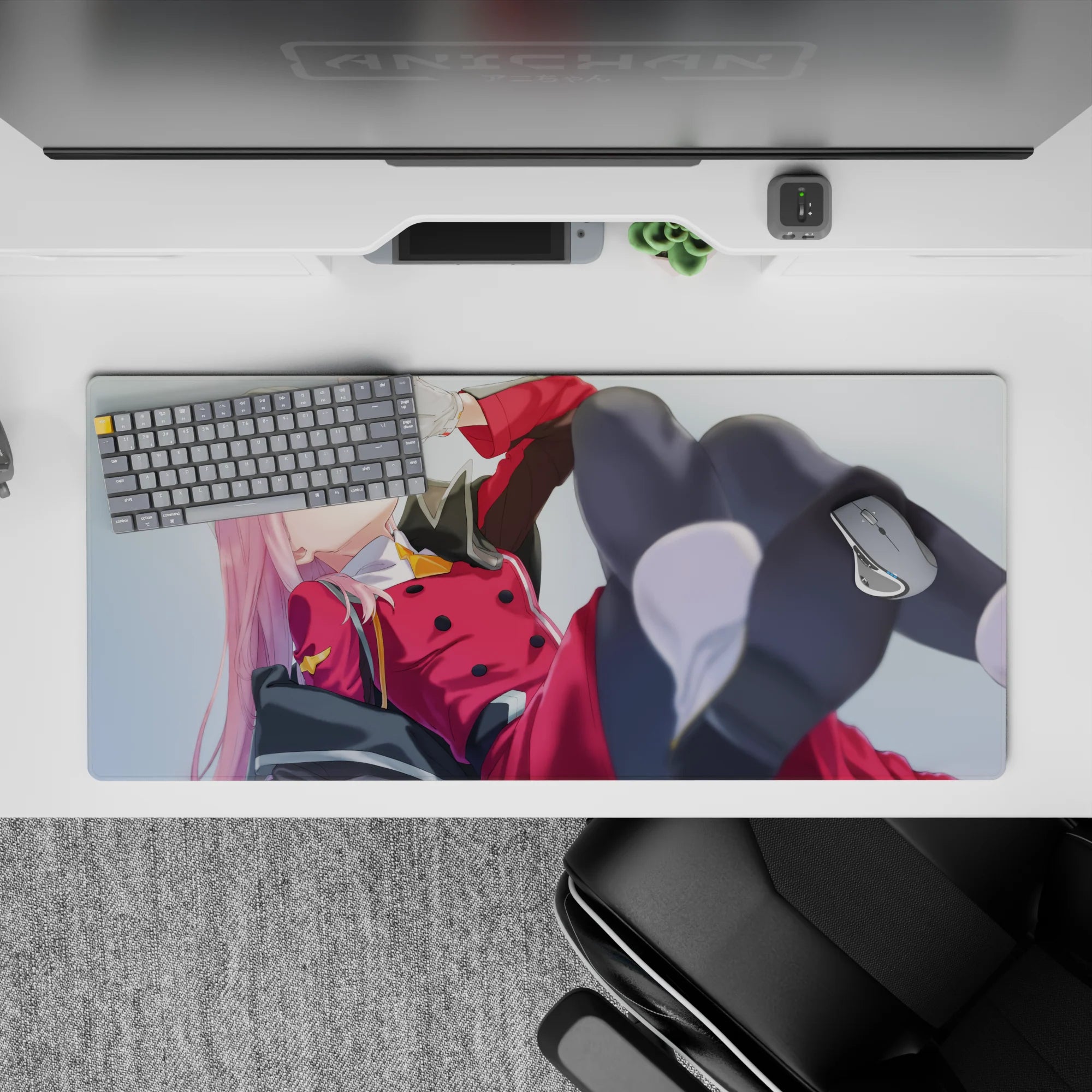 Darling In The Franxx - Anime Mouse Pad and Desk Pad - Zero Two Temptation - AniChan