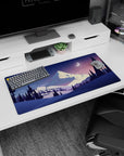 Vector Landscapes Deskmat | Mousepad | Deskpad - Winter Peaks