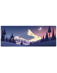 Vector Landscapes Deskmat | Mousepad | Deskpad - Winter Peaks