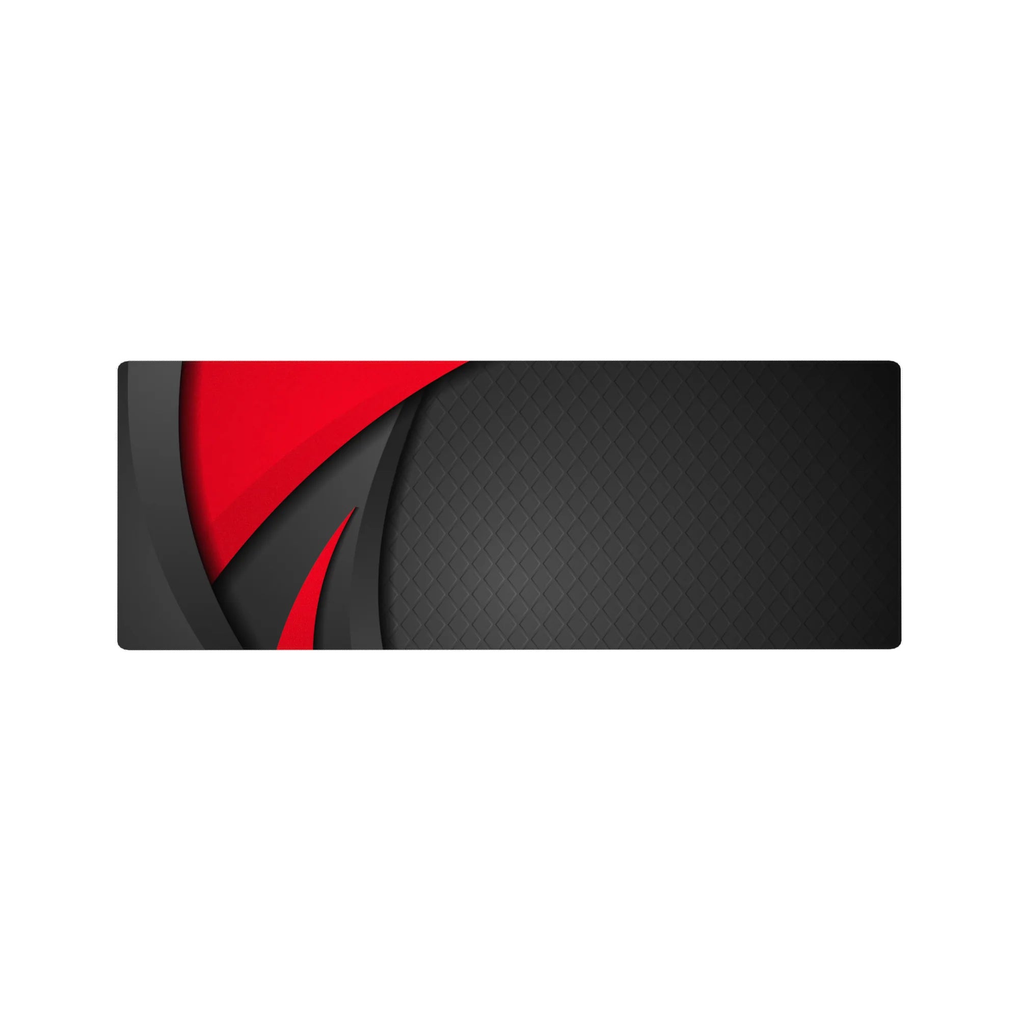 Abstract Deskmat | Mousepad | Deskpad - Red Precision - AniChan