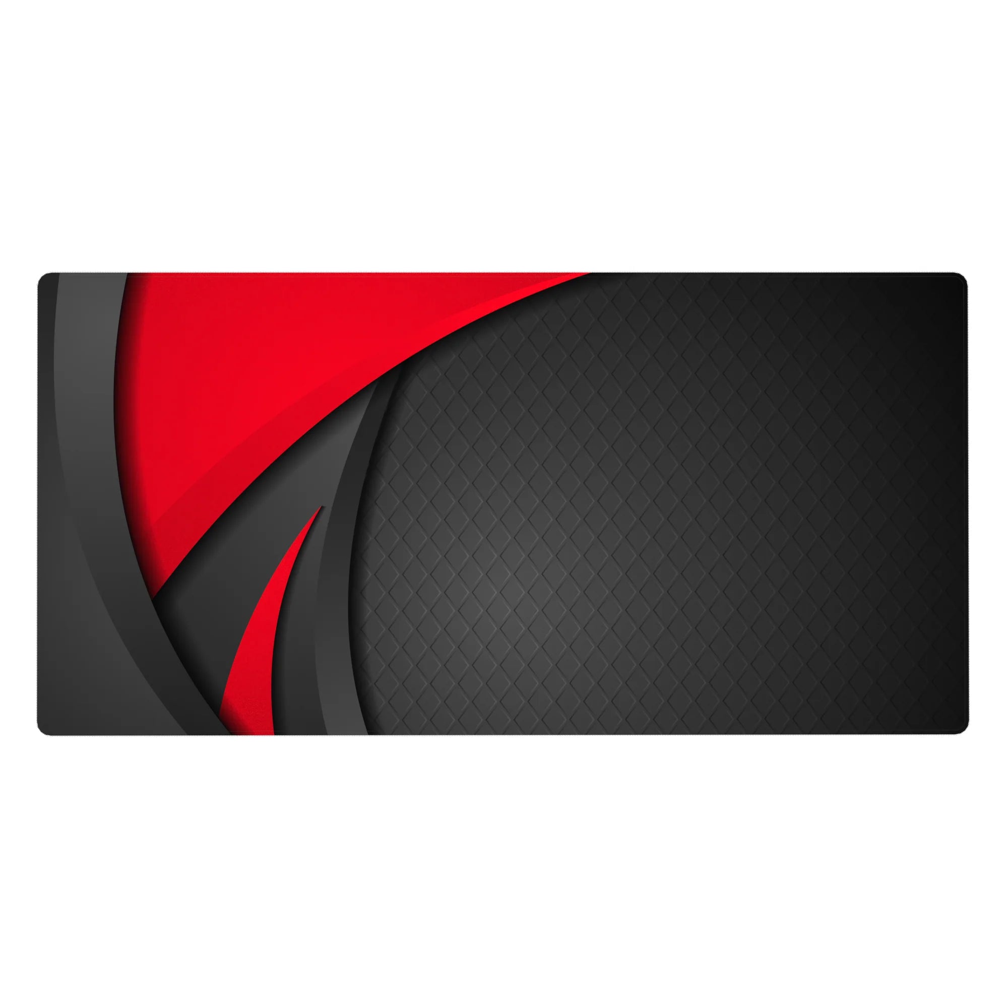 Abstract Deskmat | Mousepad | Deskpad - Red Precision - AniChan