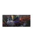 28x12 inches anime mouse pad with Gundam Barbatos battle design, clean edge and smooth glide.