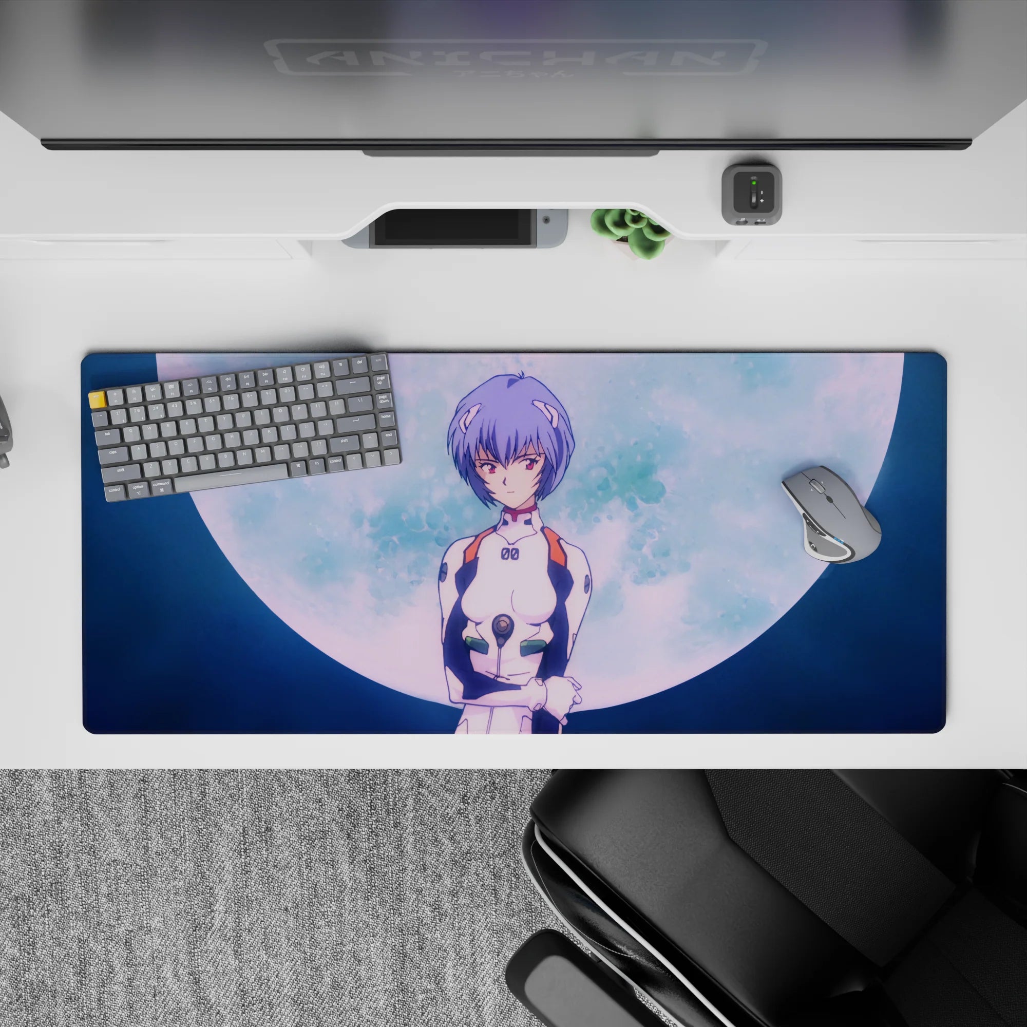 Evangelion - Anime Mouse Pad and Desk Pad - Lunar Reverie - AniChan