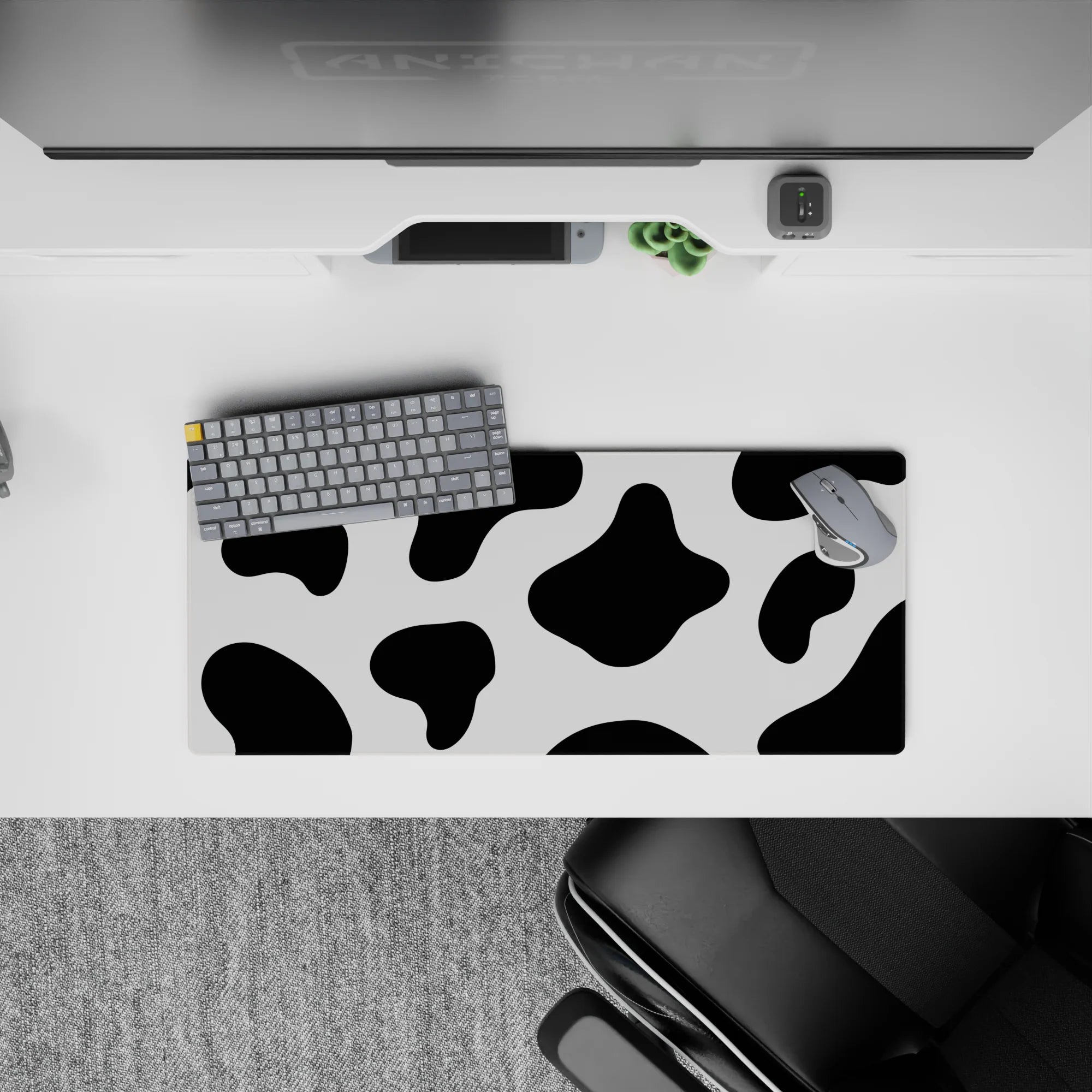 Pattern Abstract Deskmat | Mousepad | Deskpad - Moo Vibes