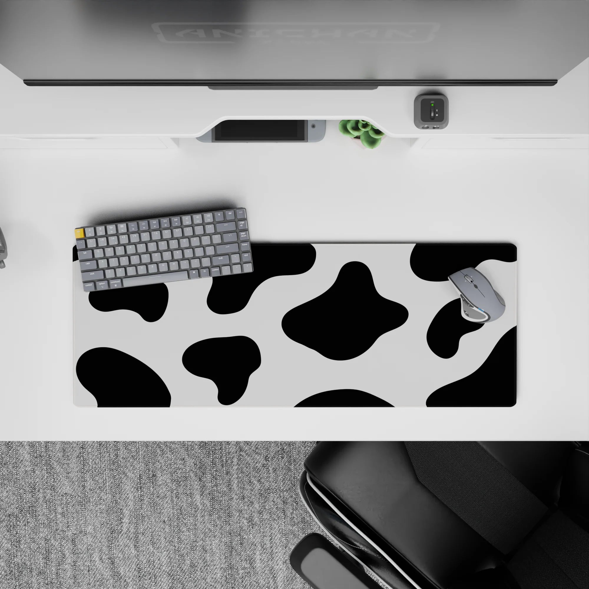 Pattern Abstract Deskmat | Mousepad | Deskpad - Moo Vibes