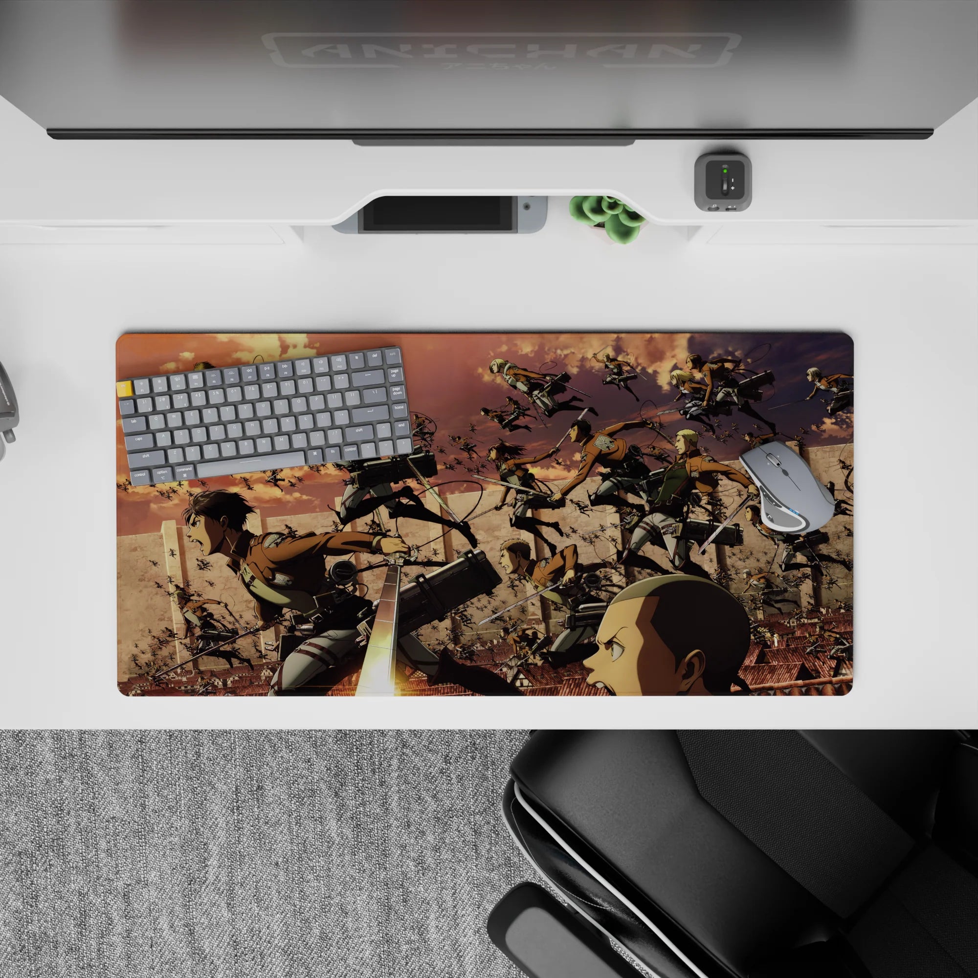 Attack on Titan - Anime Mouse Pad and Desk Pad - Survey Corps Last Stand - AniChan