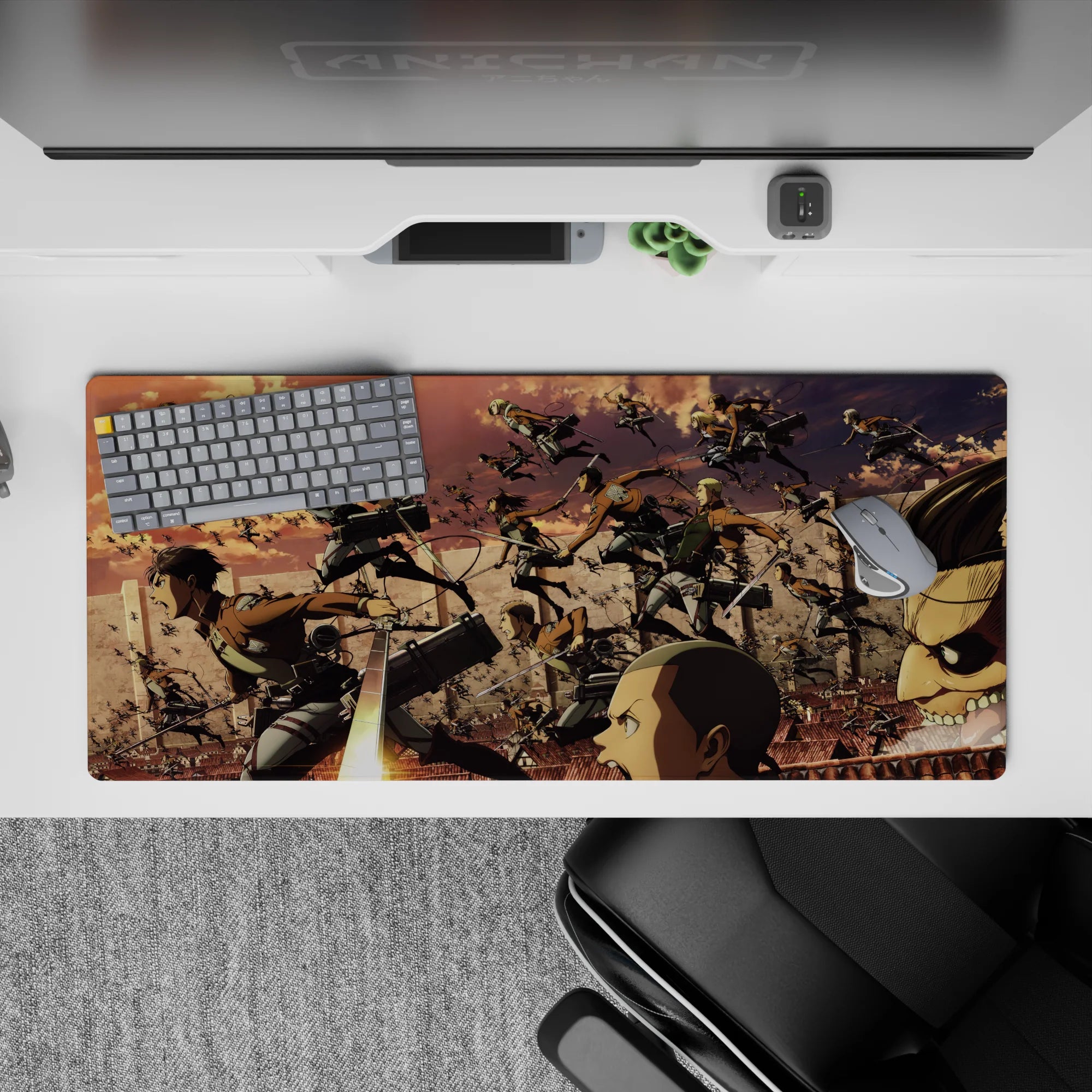 Attack on Titan - Anime Mouse Pad and Desk Pad - Survey Corps Last Stand - AniChan