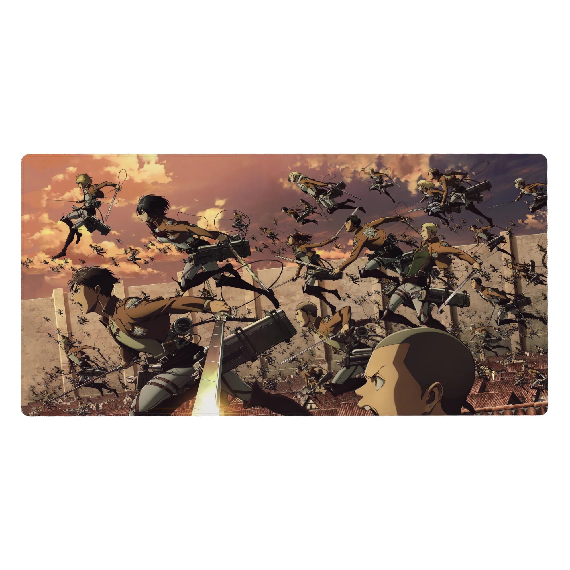 Attack on Titan - Anime Mouse Pad and Desk Pad - Survey Corps Last Stand - AniChan