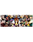 My Hero Academia Deskmat | Mousepad | Deskpad - Heroes vs. Villains Showdown - AniChan