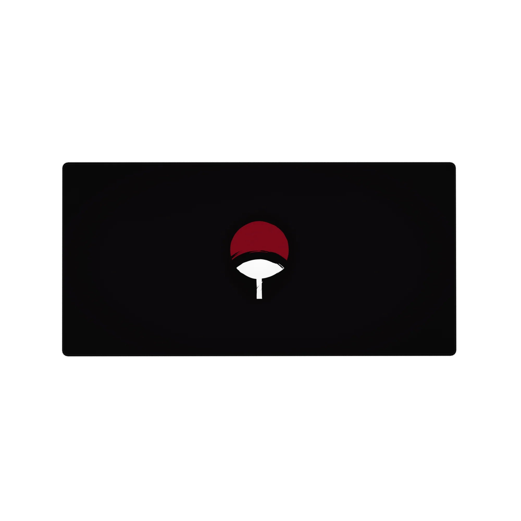 Naruto Uchiha clan fan symbol anime mouse pad, extended desk mat 32x16 inches.