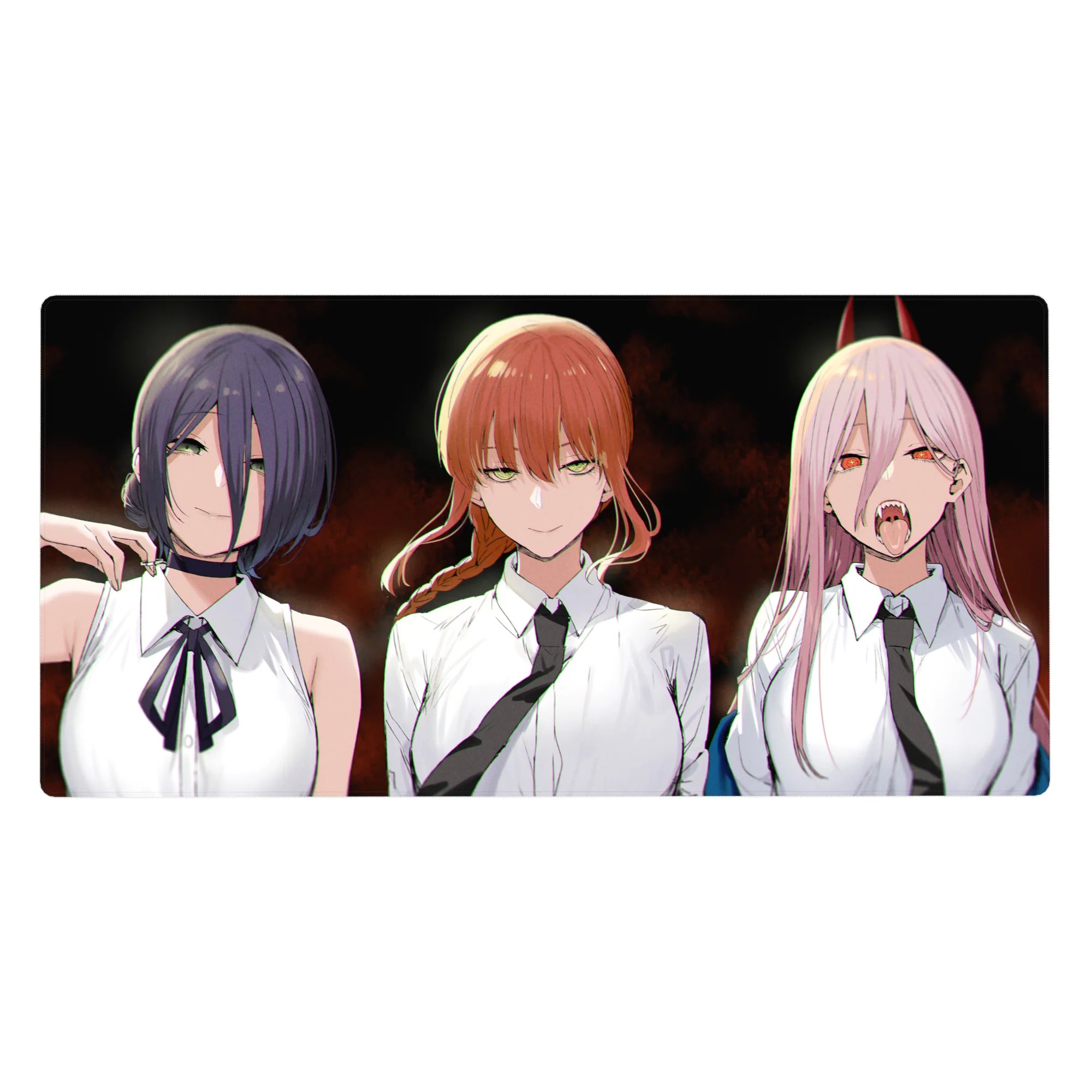 Chainsaw Man - Anime Mouse Pad and Desk Pad - Fiendish Trinity - AniChan