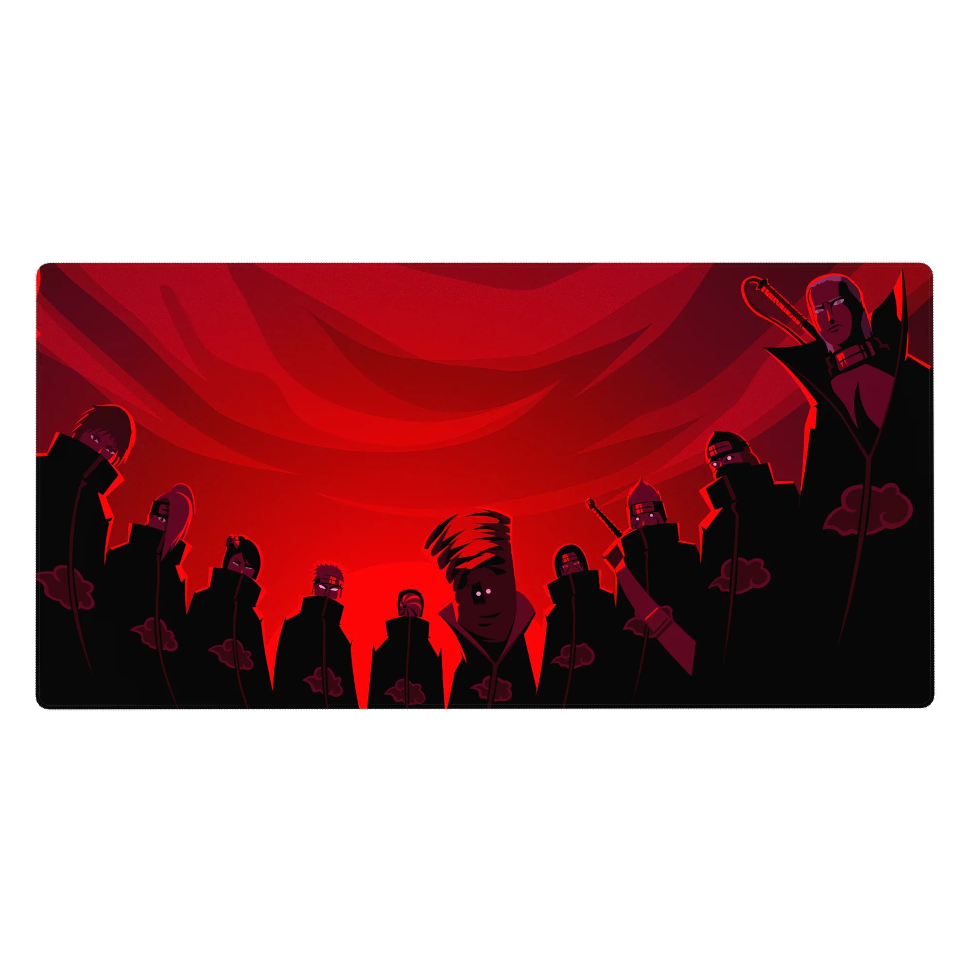 Naruto Deskmat | Mousepad | Deskpad - Shadows of Akatsuki - AniChan