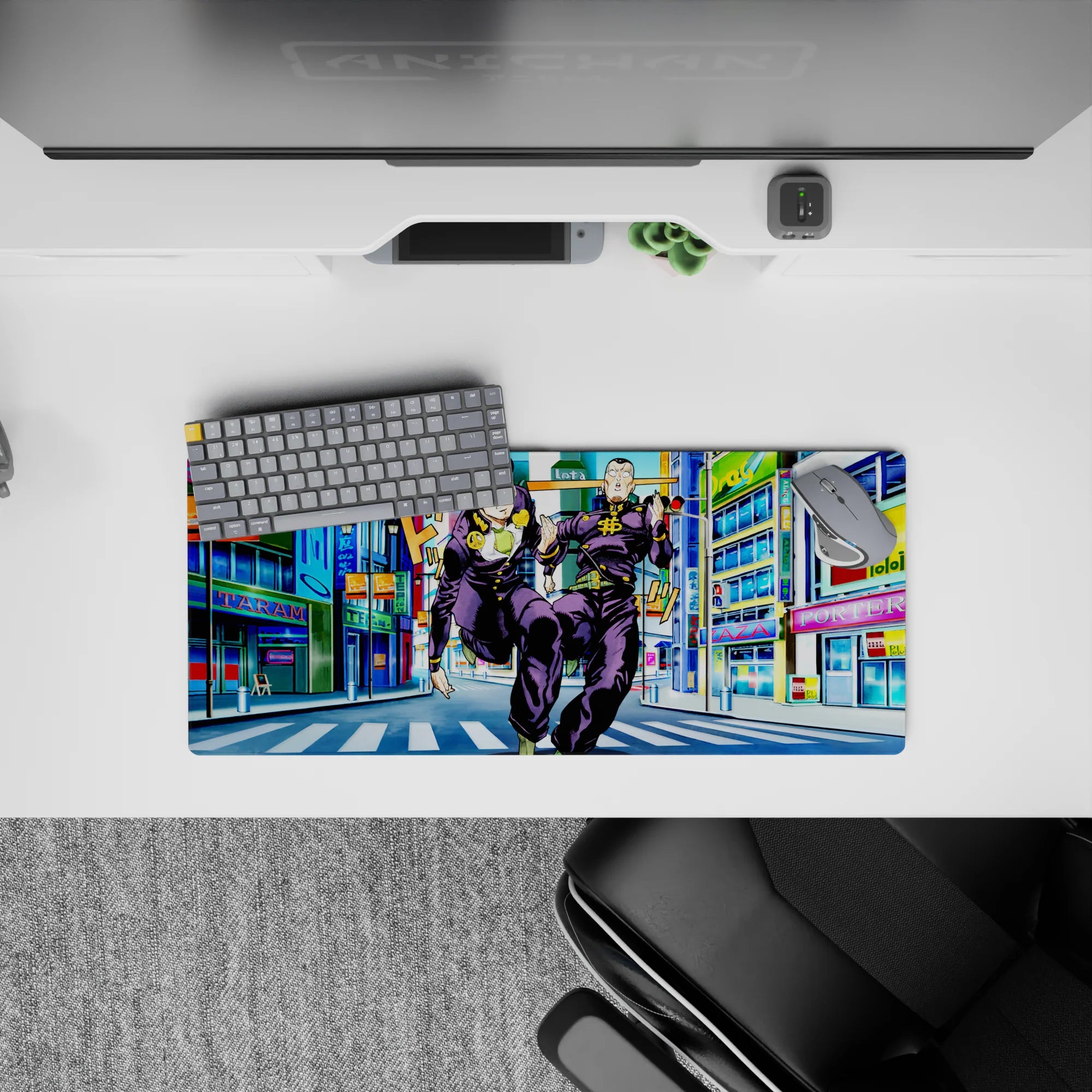 JoJo Deskmat | Mousepad | Deskpad - Diamond City Chase - AniChan