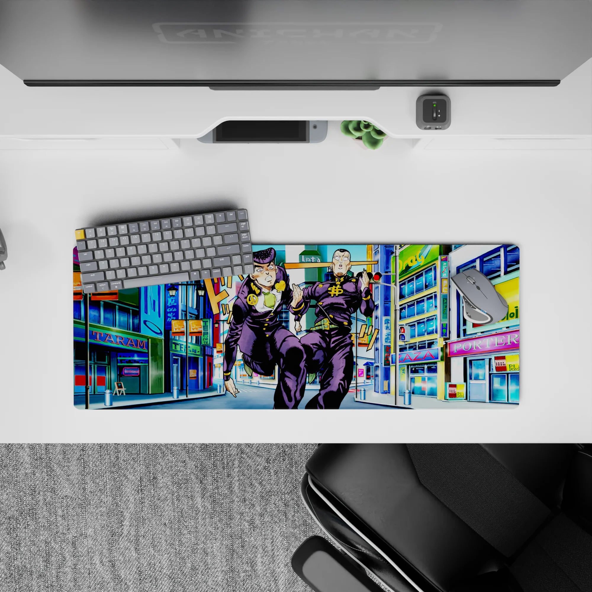 JoJo Deskmat | Mousepad | Deskpad - Diamond City Chase - AniChan