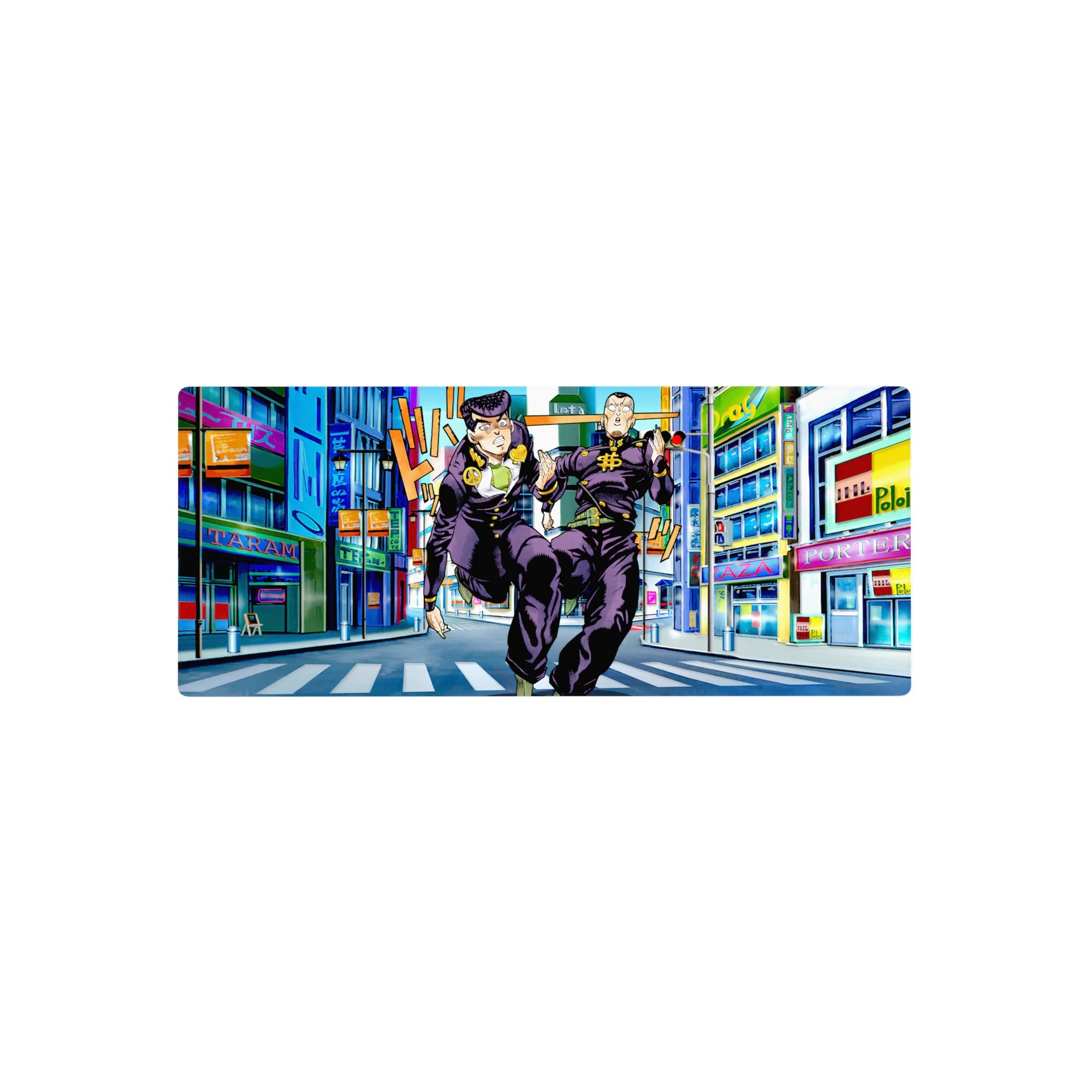 JoJo Deskmat | Mousepad | Deskpad - Diamond City Chase - AniChan