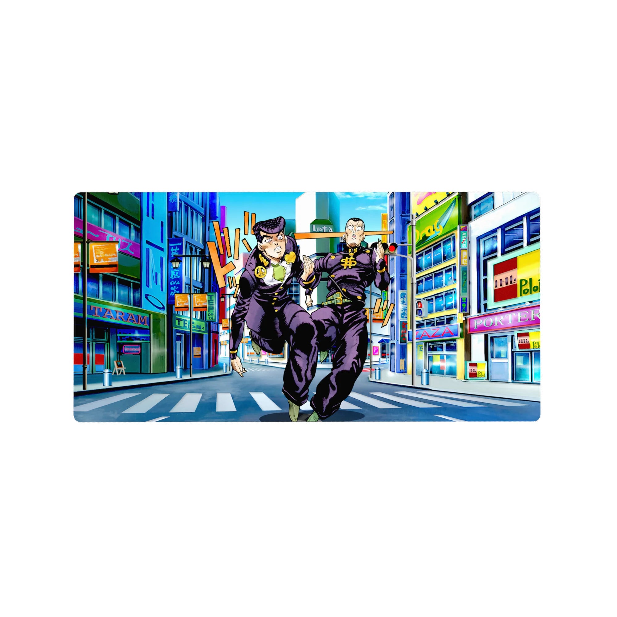 JoJo Deskmat | Mousepad | Deskpad - Diamond City Chase - AniChan