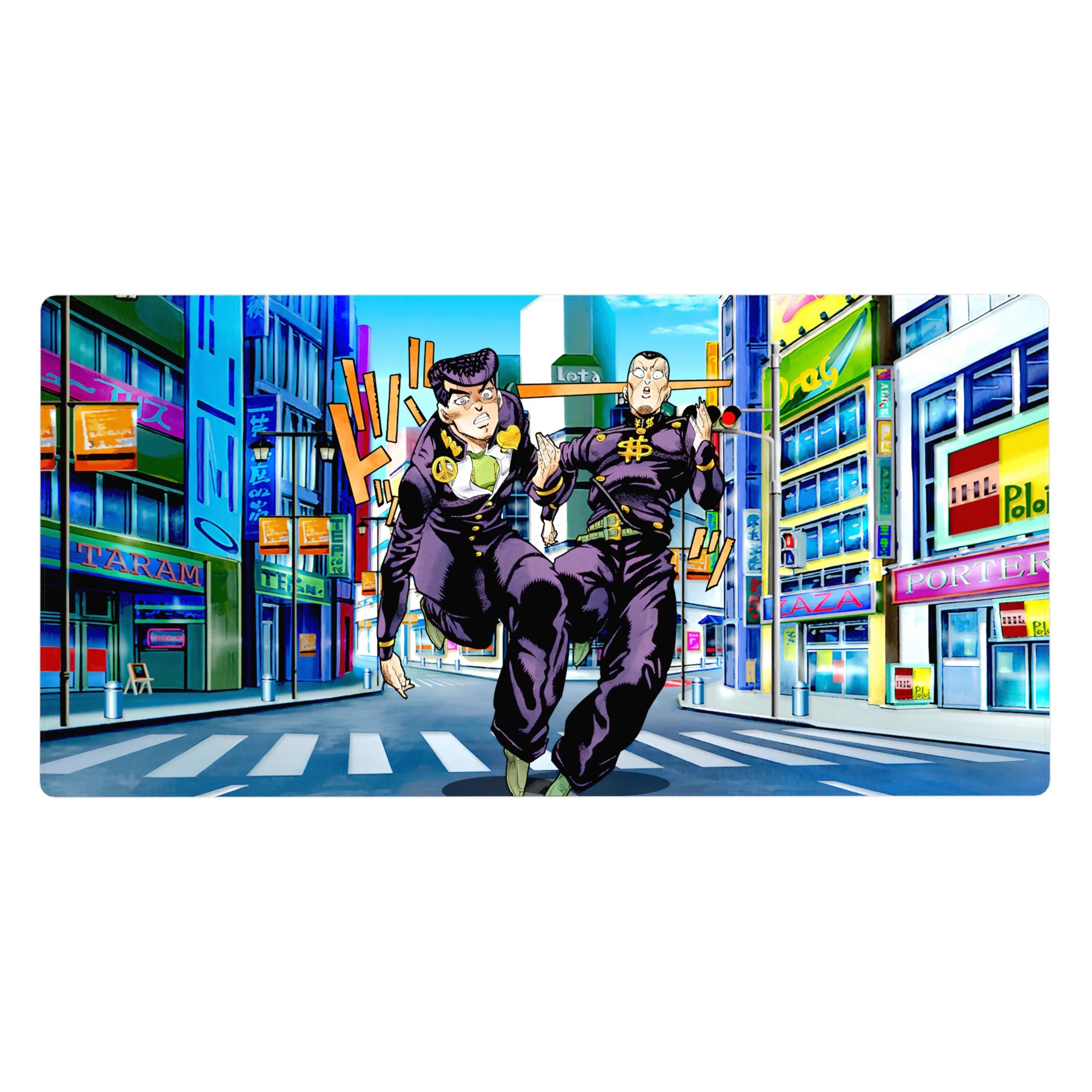 JoJo Deskmat | Mousepad | Deskpad - Diamond City Chase - AniChan