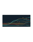 Geometry Abstract Deskmat | Mousepad | Deskpad - Tech Pathways - AniChan