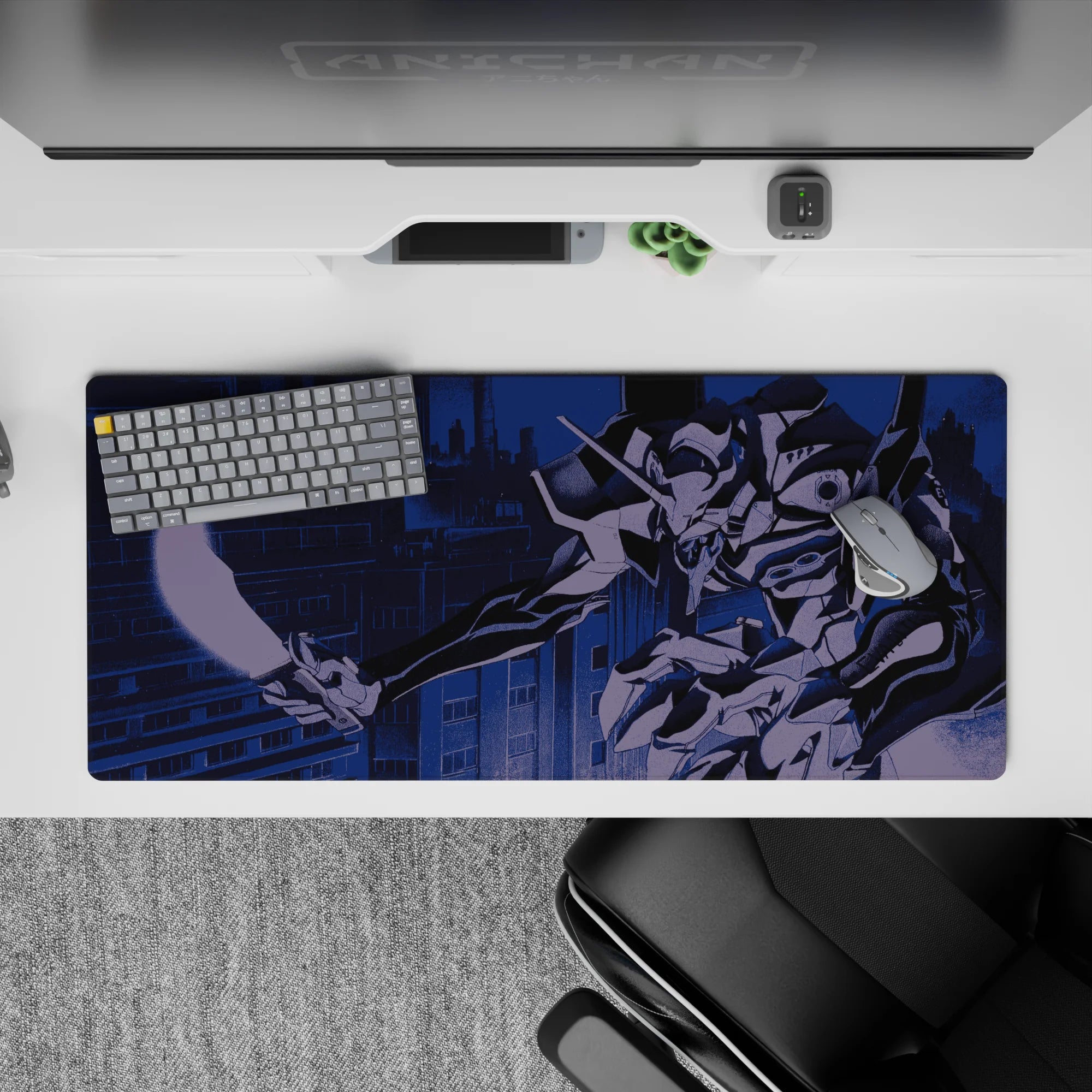 Evangelion - Anime Mouse Pad and Desk Pad - Eva Unit-01 Night Strike - AniChan