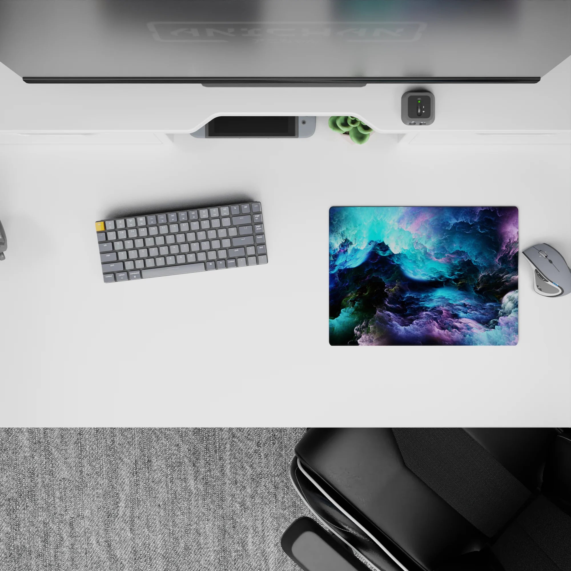 Abstract Deskmat | Mousepad | Deskpad - Cosmic Cascade - AniChan