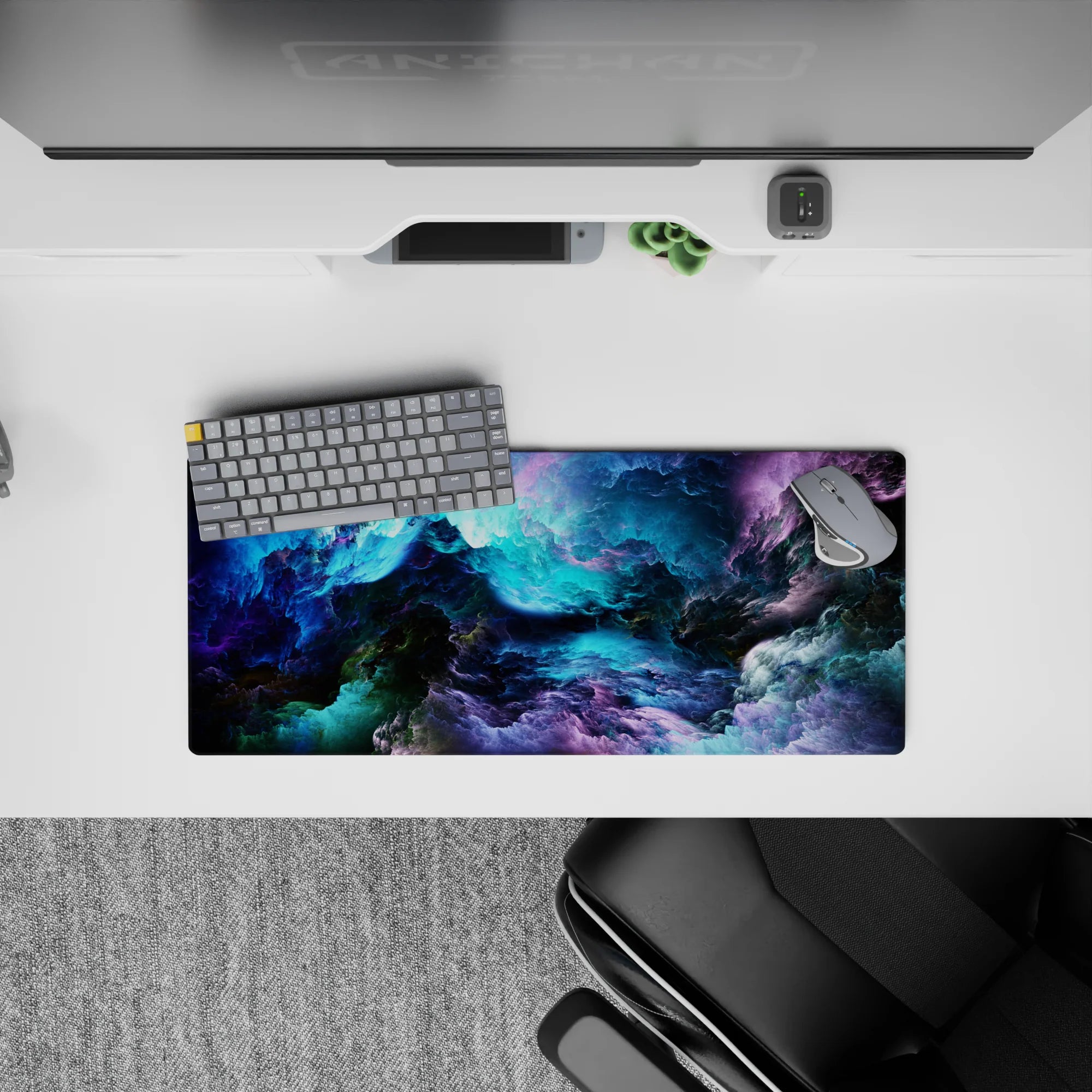 Abstract Deskmat | Mousepad | Deskpad - Cosmic Cascade - AniChan